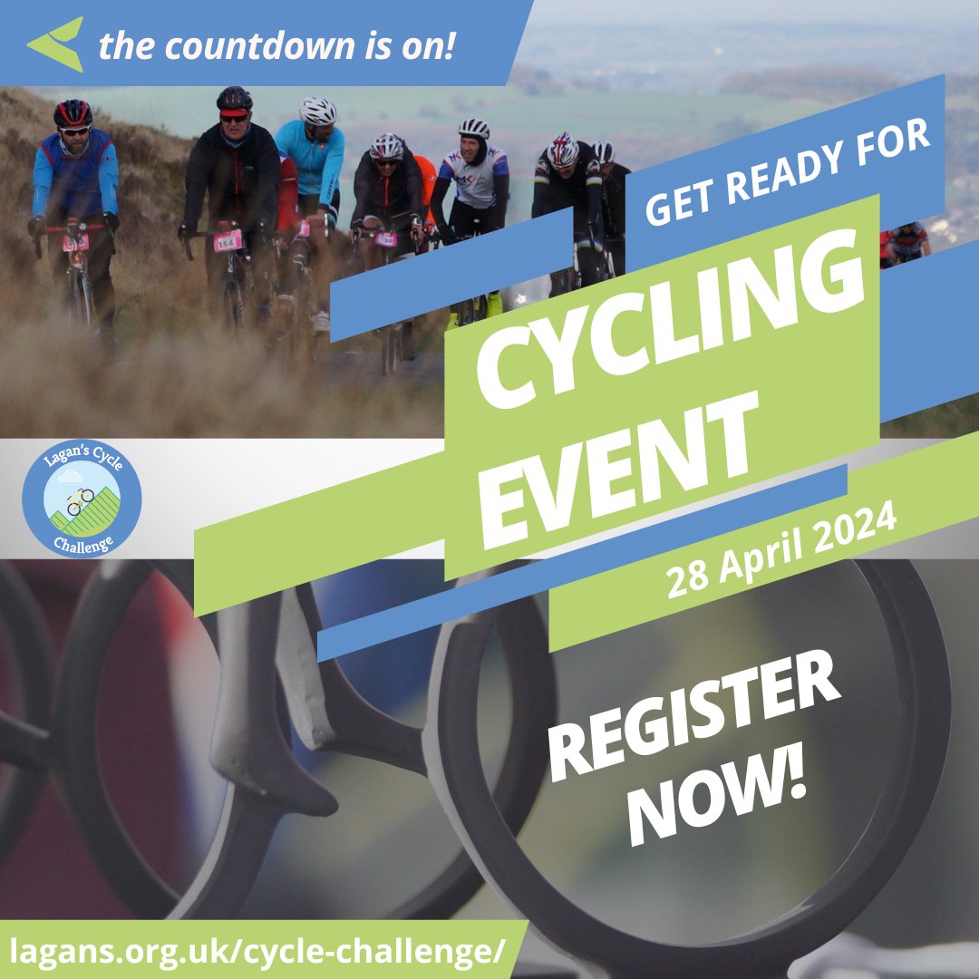 🚴‍♂️The excitement is building! 🚴‍♂️ There's just 20 days to go until the ultimate cycle challenge! Get ready for a ride to remember! 🚵‍♂️ Keep up the momentum & stay focused on your training strategy. Enter NOW: 👉 lagans.org.uk/cycle-challeng… @EnergyHilltop
