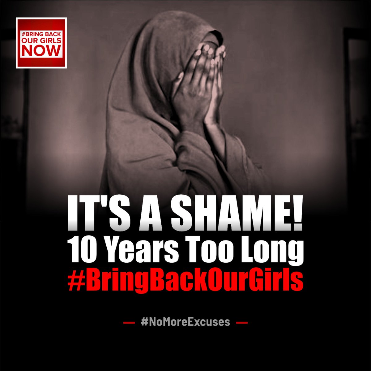 Just think about this for a moment - 10 YEARS as captives, torn from their families, their childhoods erased, their futures hanging by a thread. As you read this, 91 daughters, sisters, and friends from Chibok are still being denied their basic humanity. 💔
#BringBackOurGirls