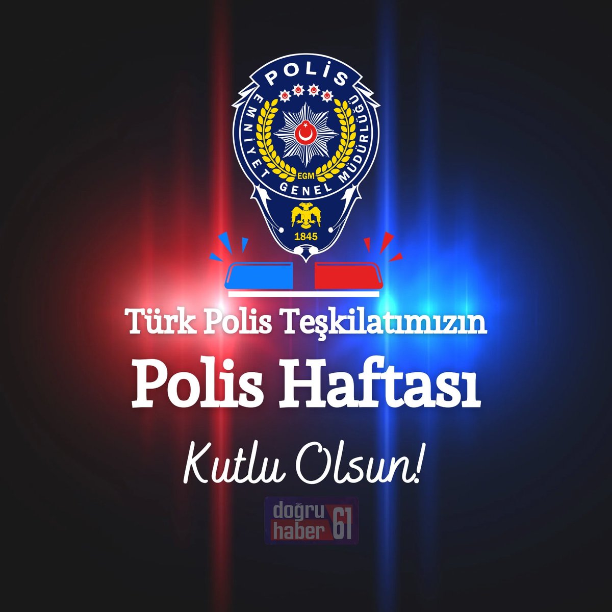 🇹🇷 Türk Polis Teşkilatımızın, kuruluş yıldönümünü kutluyor, şehit olan polislerimize Allah’tan rahmet, gazilerimize sağlık-afiyet, hâlen görevleri başında hizmet aşkıyla çalışan tüm emniyet mensuplarımıza başarılar diliyorum. #PolisHaftası #PolisiminYanındayım