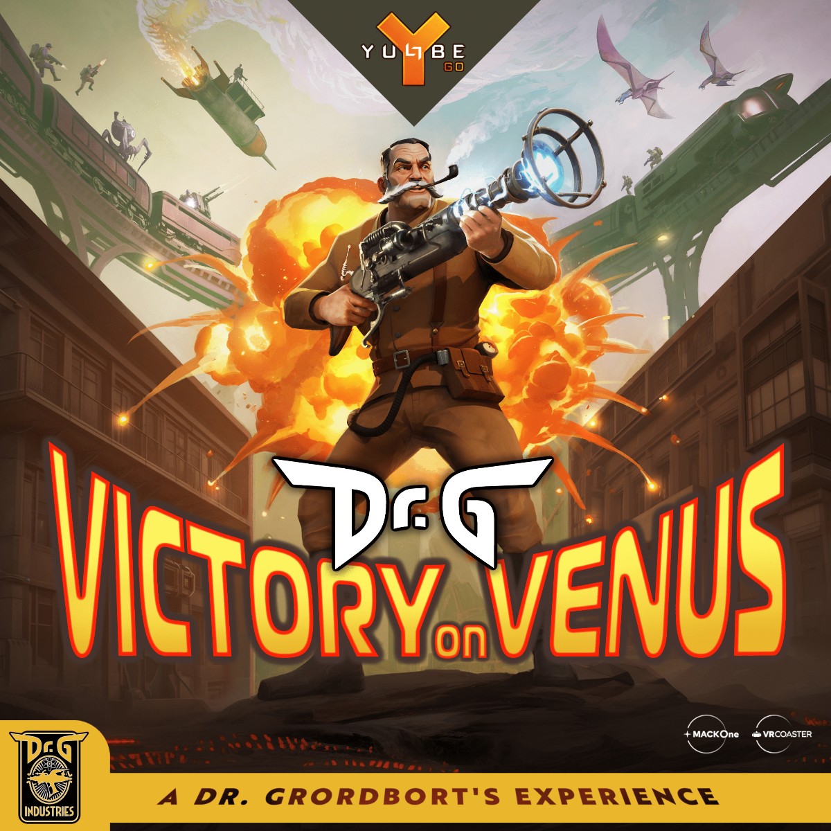 Something exciting is coming to #YULLBE! Dr. G - Victory on Venus will be the latest YULLBE Go experience. Created in collaboration with @WetaWorkshop, it's been fantastic working with five-time Oscar winner Richard Taylor - the experience is set to be extraordinary! 🤩