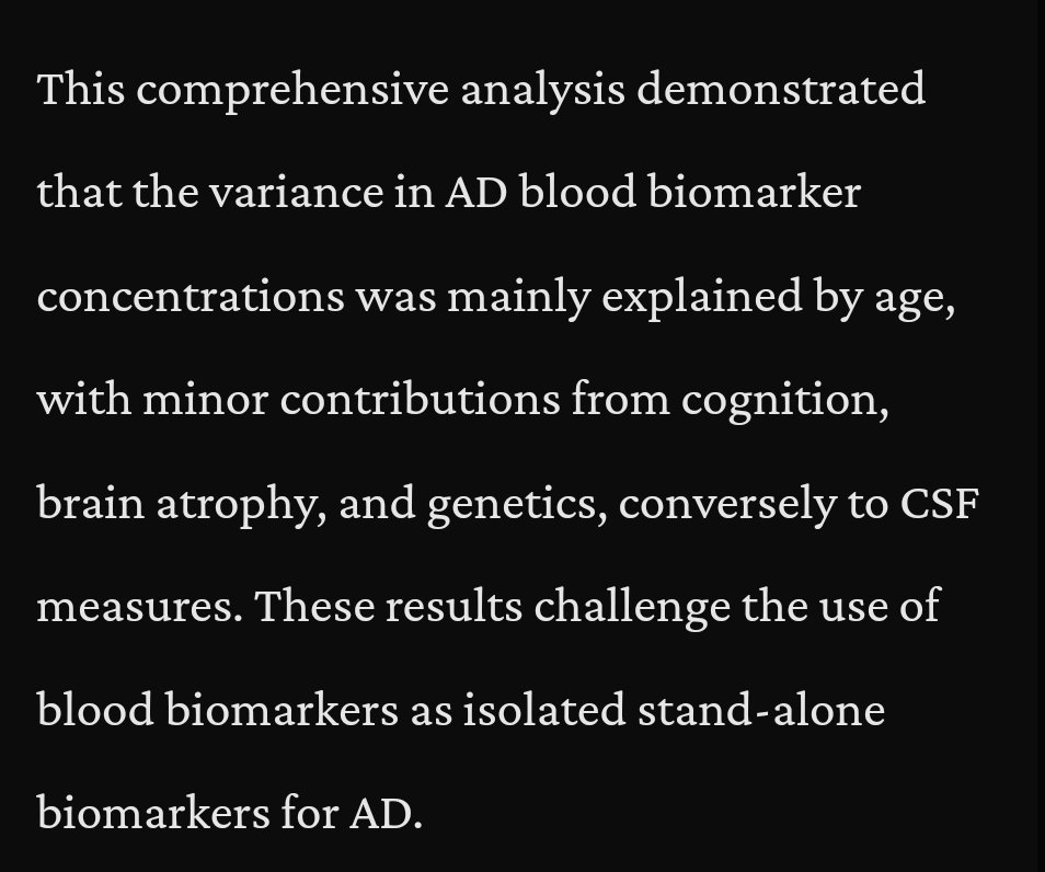 @MadhavThambiset @EWidera @smead2 @ajlees @ProfRobHoward @MemoryDoc @dr_shibley @LonSchneiderMD @seb_walsh @_michael_scholl @VincentPlanche @StefanoSensi14 @AlbertoEspay @nvillain_alz @KasperKepp @PhilAlz @Gill_Livingston @DrTFromKC @jfballenger @jasonkarlawish @JamesRuFletcher @AdamMBrickman @ManlyEpic @SFAckley @FortuneMagazine @TIME @ErinMPrater @TimeMagazineRS @FT @hannahkuchler @CTADconference @NIH @alzassociation @howard_gleckman @AmerGeriatrics @kathy_y_liu @r_merrick @nlundebjerg @NathanielChinMD @US_FDA @NICEComms @RaymondKoopmans @MaastrichtU @Kariem_Ezzat @DrBenUnderwood1 @NHSEngland @ObserverUK @FeiiXiong @sducharme66 Explaining the Variability of Alzheimer Disease Fluid Biomarker Concentrations in Memory Clinic Patients Without Dementia neurology.org/doi/10.1212/WN… via @VincentPlanche et al