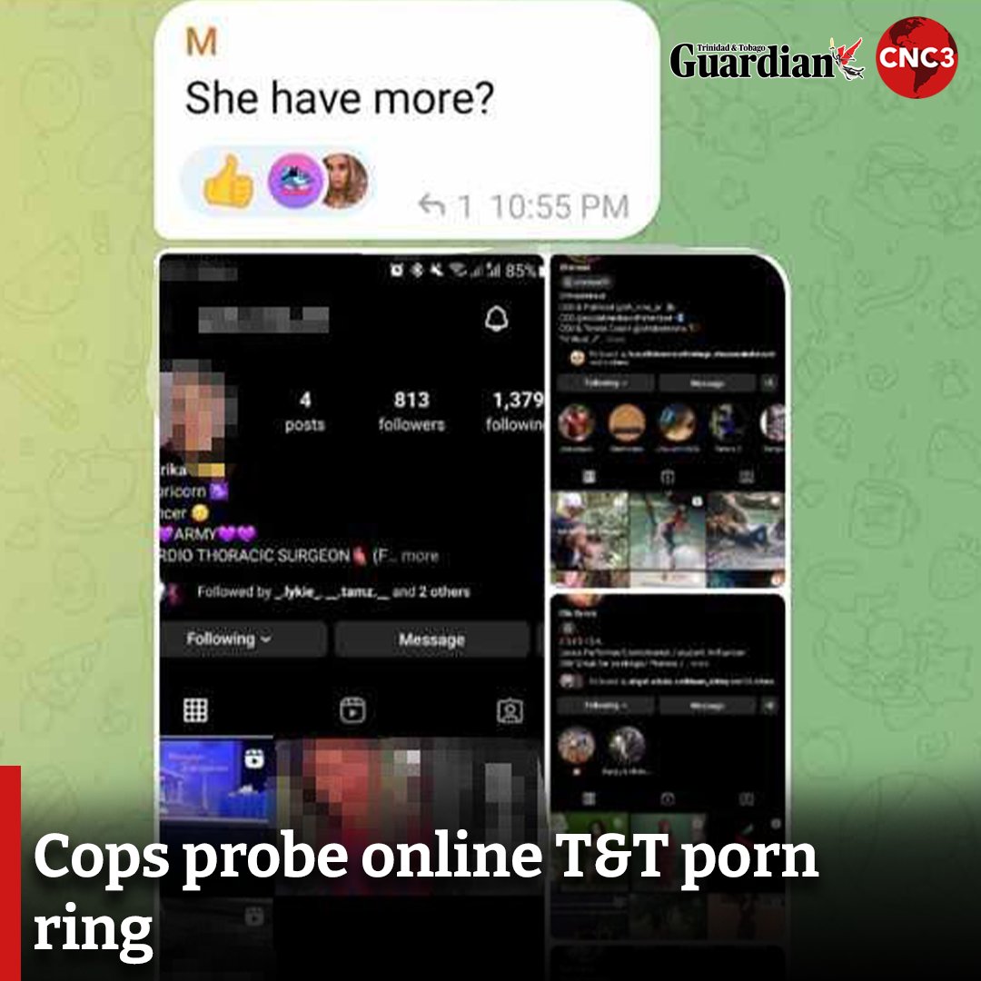 Trinidadian men and women are selling and trading child rape videos on the social media app Telegram for as much as $200. For more: guardian.co.tt/news/cops-prob…