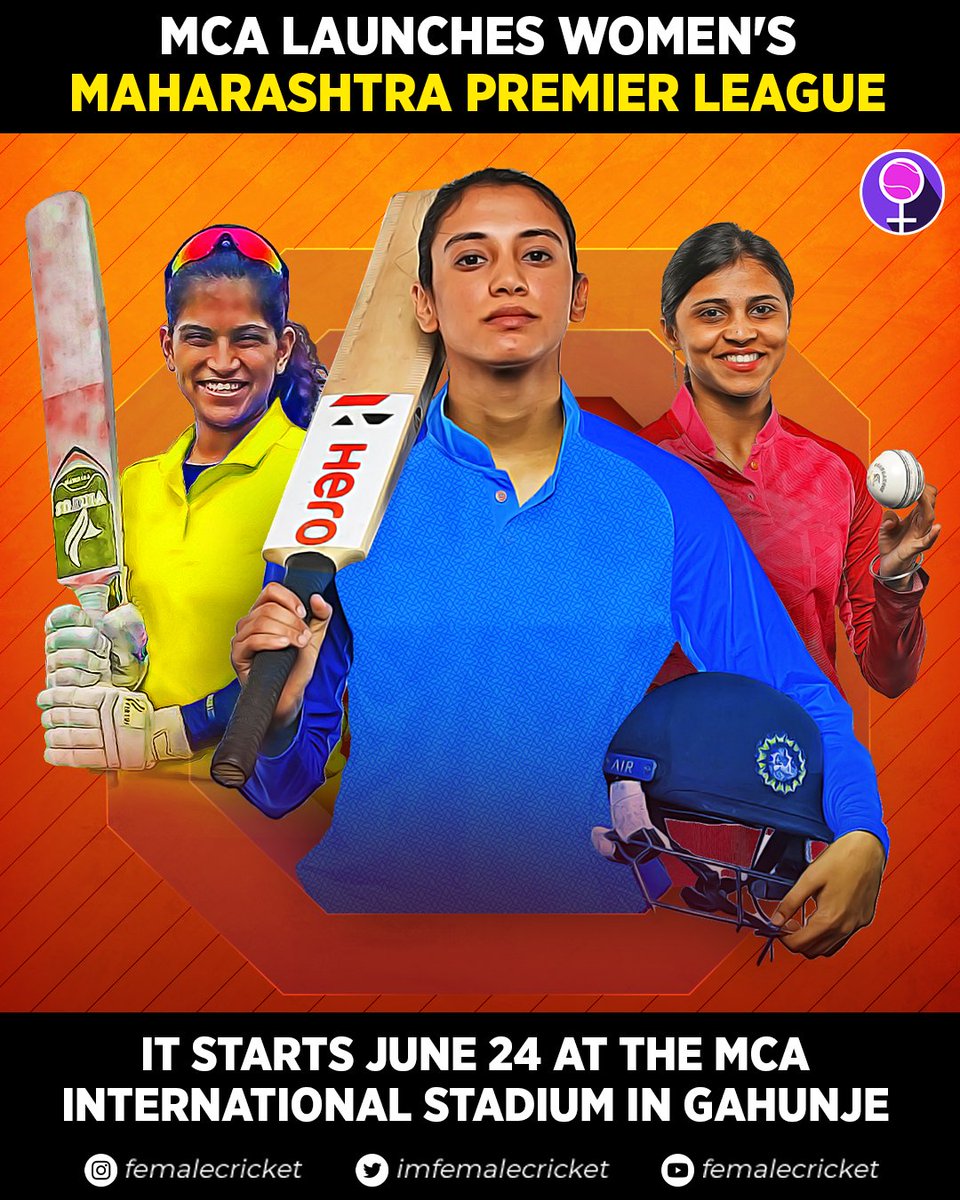 MCA launches Women's MPL. 🤩 The player auction will take place on May 11, 2024. 4 teams will participate in a round-robin league. #CricketTwitter 📸 FanCode