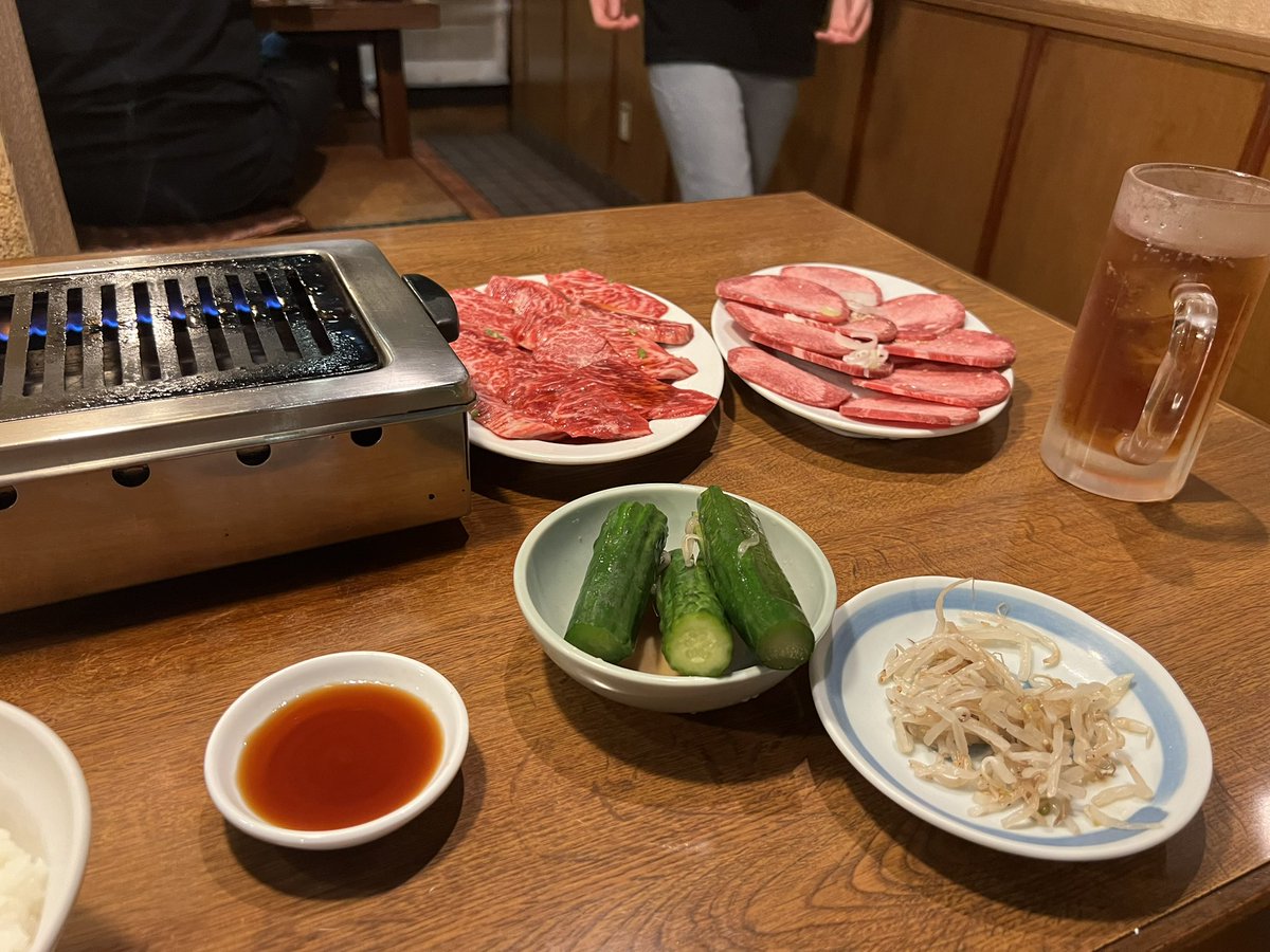 基本、タンとカルビしか食べません🤗