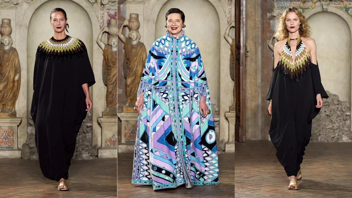 Couture_updates's tweet photo. Isabella Rossellini clôture en majesté le défilé Pucci.
#CoutureUpdates #Luxe #Mode #Show #Rome #Italia #Style #Pucci #Luxury
@EmilioPucci @CTurlington @IsaRossellini https://t.co/eiUujP90QQ