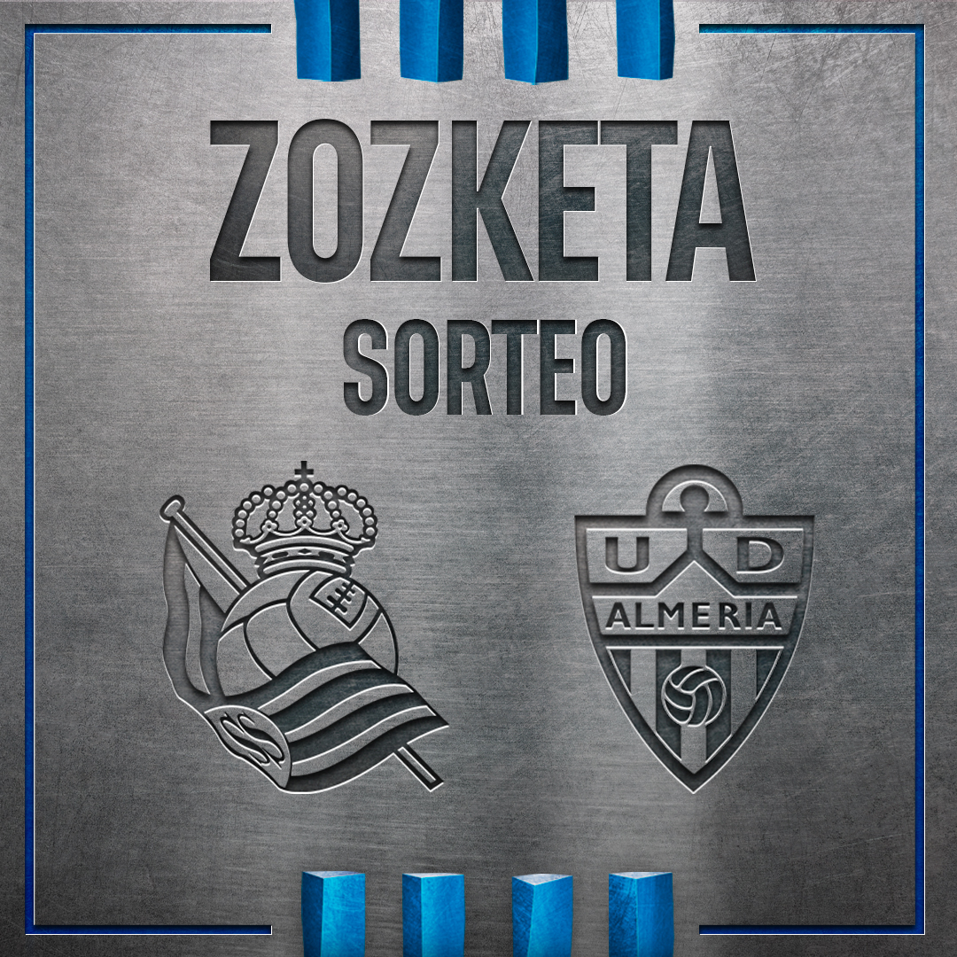 RealSociedad's tweet photo. 💥 SORTEO 💥

¡Sorteamos DOS ENTRADAS para el partido ante la UD Almería (14 de abril, 21:00) entre todos los que hagáis RT a este tuit!

#RealSociedadAlmería
