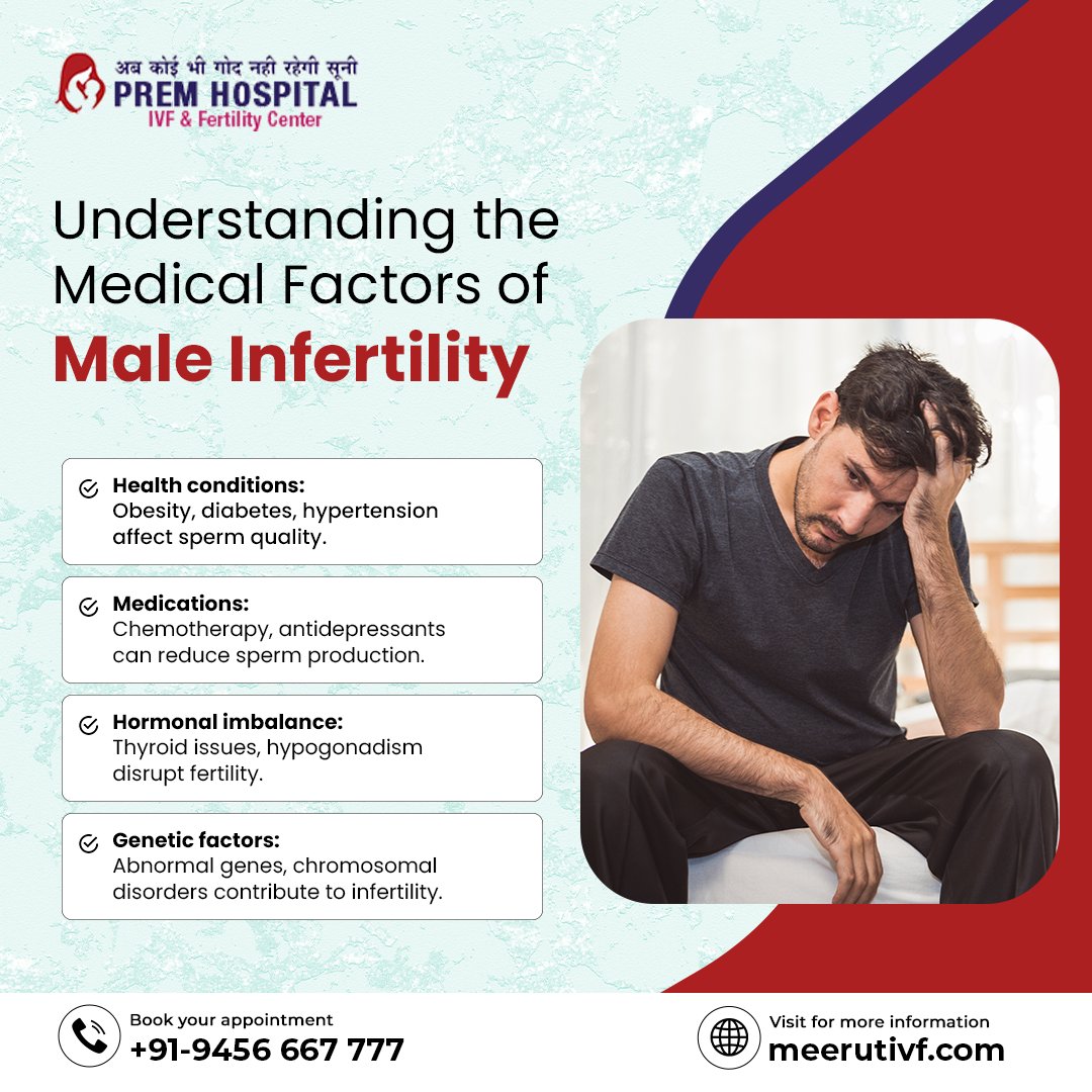 👨‍⚕️ Dive into male infertility factors: health conditions, medications, hormonal imbalance, and genetics. 🧬 Understand how they impact fertility and take control of your wellness journey. Click the link in our bio to learn more!
.
.
#malefertility #ivfcenter #ivfhope #ivfteam