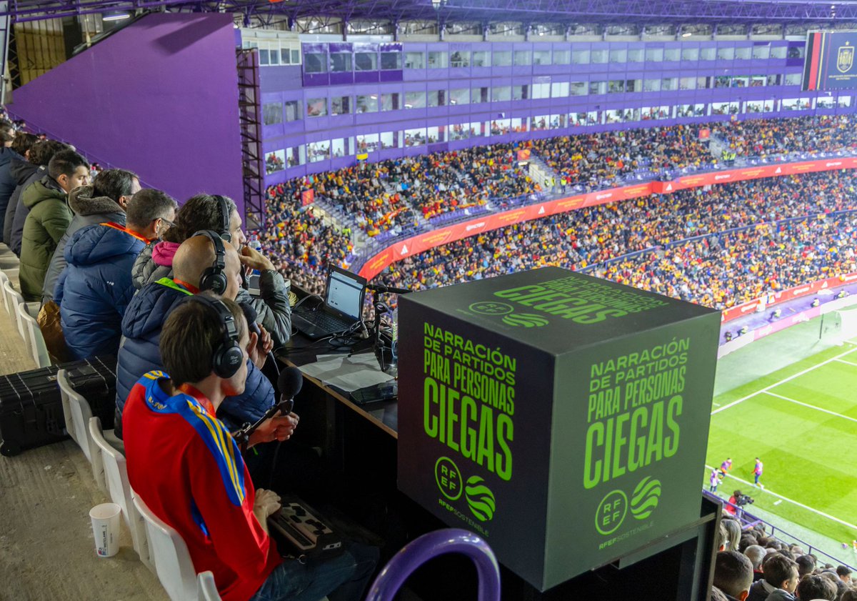 🗣️ ¡CONFIRMADO!

🎙️ El duelo de la @sefutbolfem contra República Checa será retransmitido a través del servicio de narración descriptiva para personas ciegas.

🏟️ El Plantío.
📅 Martes 9 de abril.
⌚ 19:00.
⚔️ Clasificación para la Eurocopa 2025.

#JugarLucharYGanar