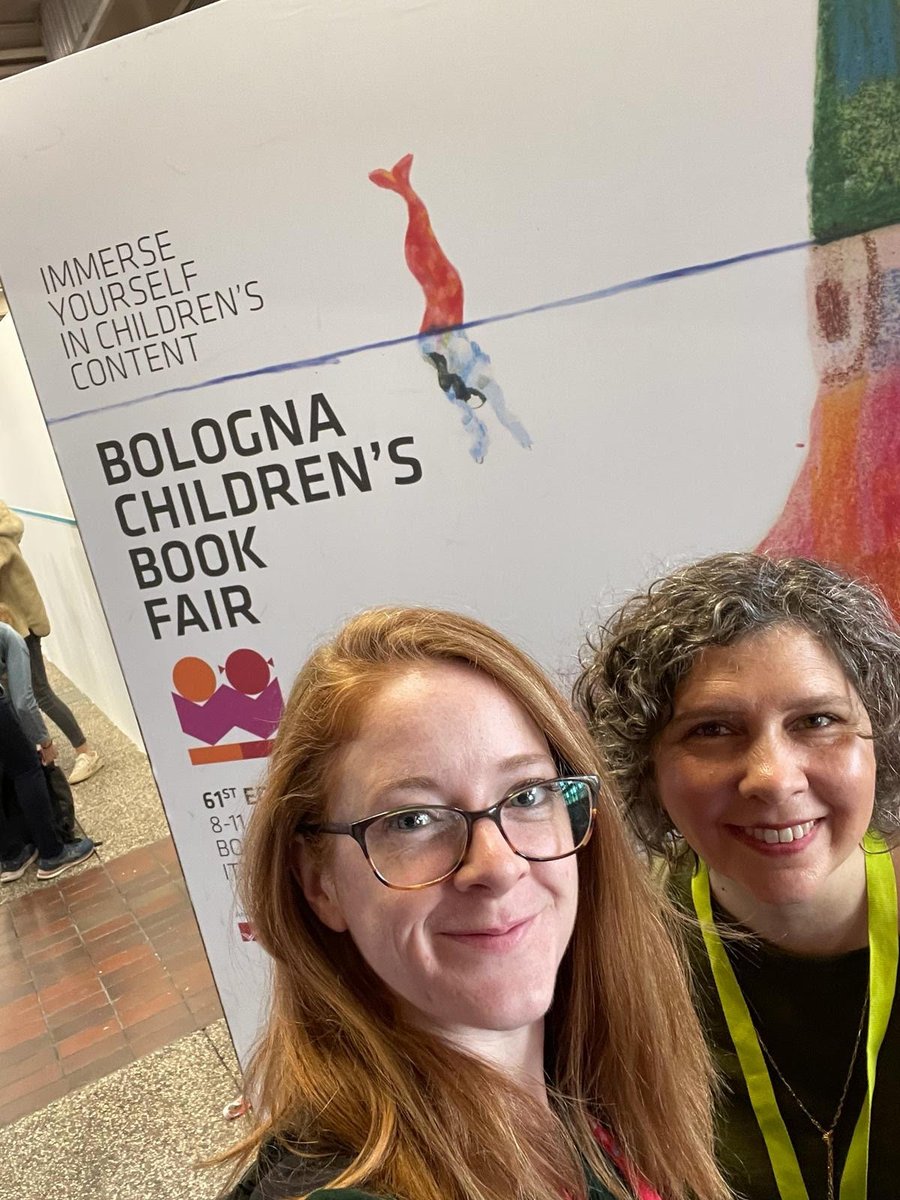 Woop woop! We've arrived at Bologna Children's Books Fair - @BoChildrensBook! #bcbf2024