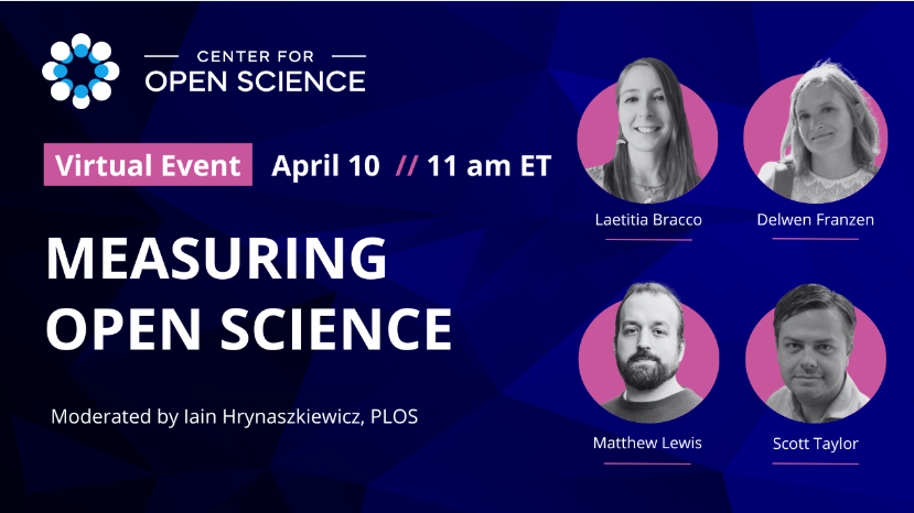 Join this free @OSFramework webinar exploring insights into the current state of #OpenScience adoption with discussion on innovative initiatives and metrics shaping open science practices. 📅 April 10, 11 AM ET/8 AM PST ✍️ Register: plos.io/3U01ZGL