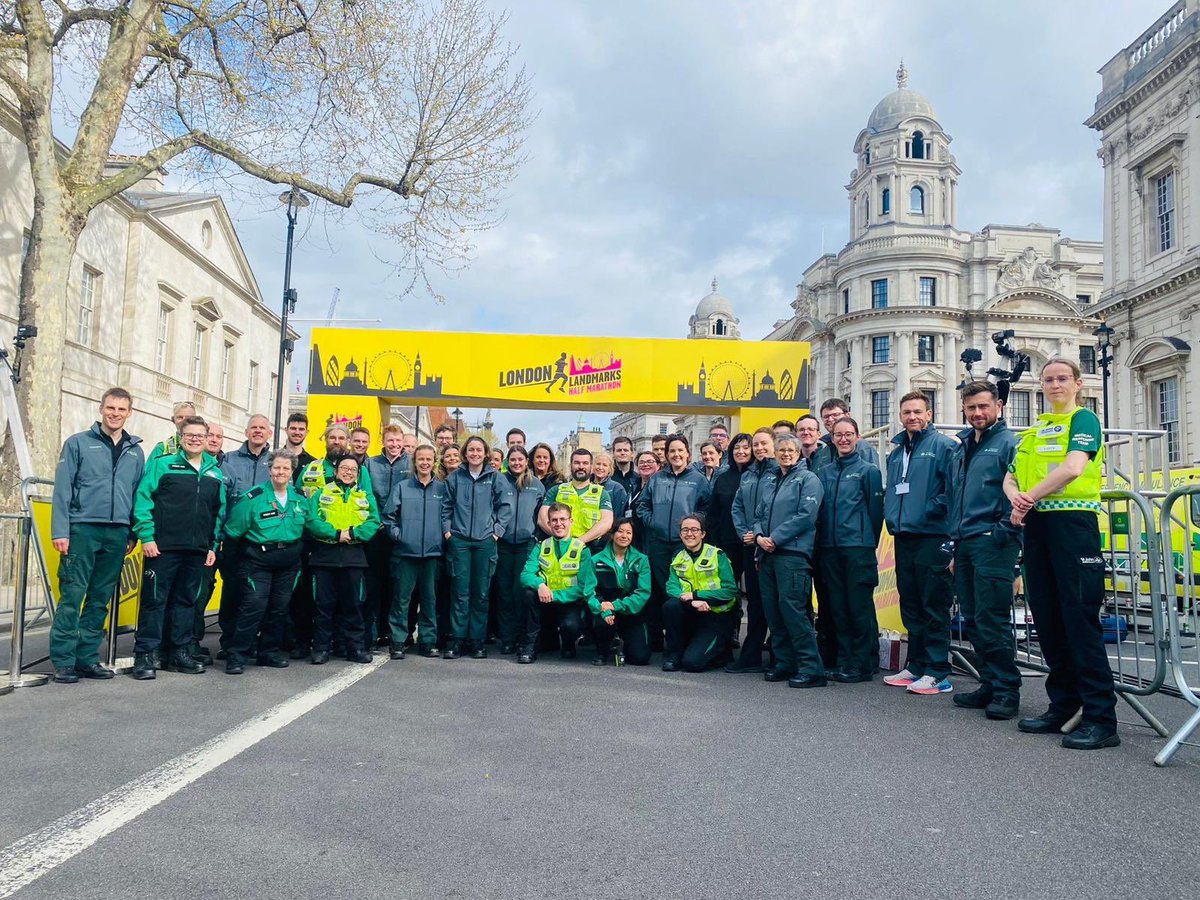 Our team had an excellent time at @LLHalf providing the main medical facility and critical care to the route, working in conjunction with @Great_Run and @stjohnambulance. A team approach to deliver the best care! #oneteam #TeamECS