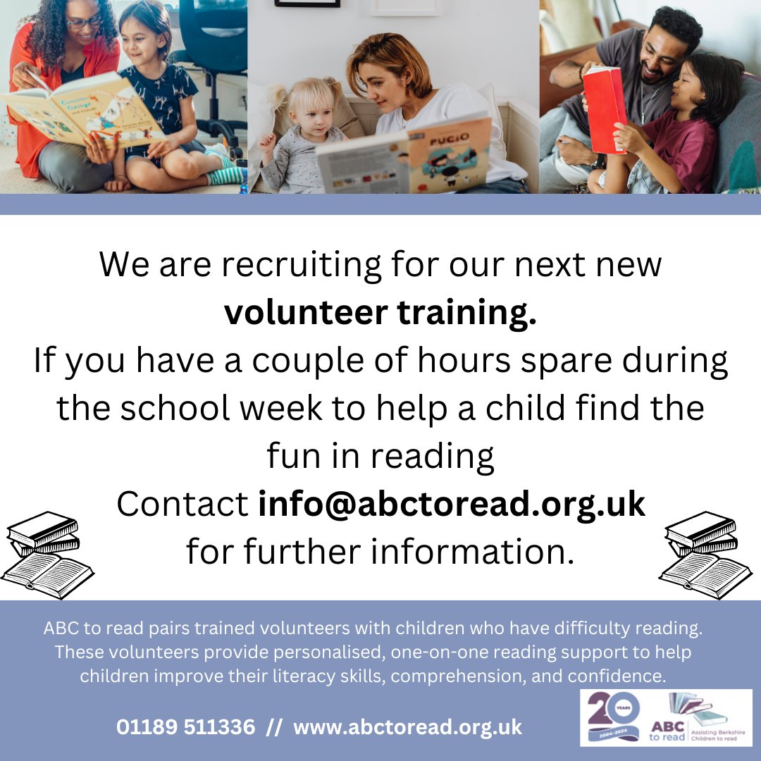 Are you available to volunteer your time to help children who are struggling with reading?