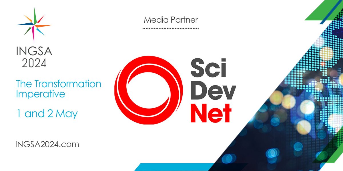 Excited to welcome on board @SciDevNet  as a media partner for #INGSA2024.SciDev.Net is the world’s biggest news service looking at the impact of science on people and policy in low and middle-income countries. For more information, visit: ingsa.com