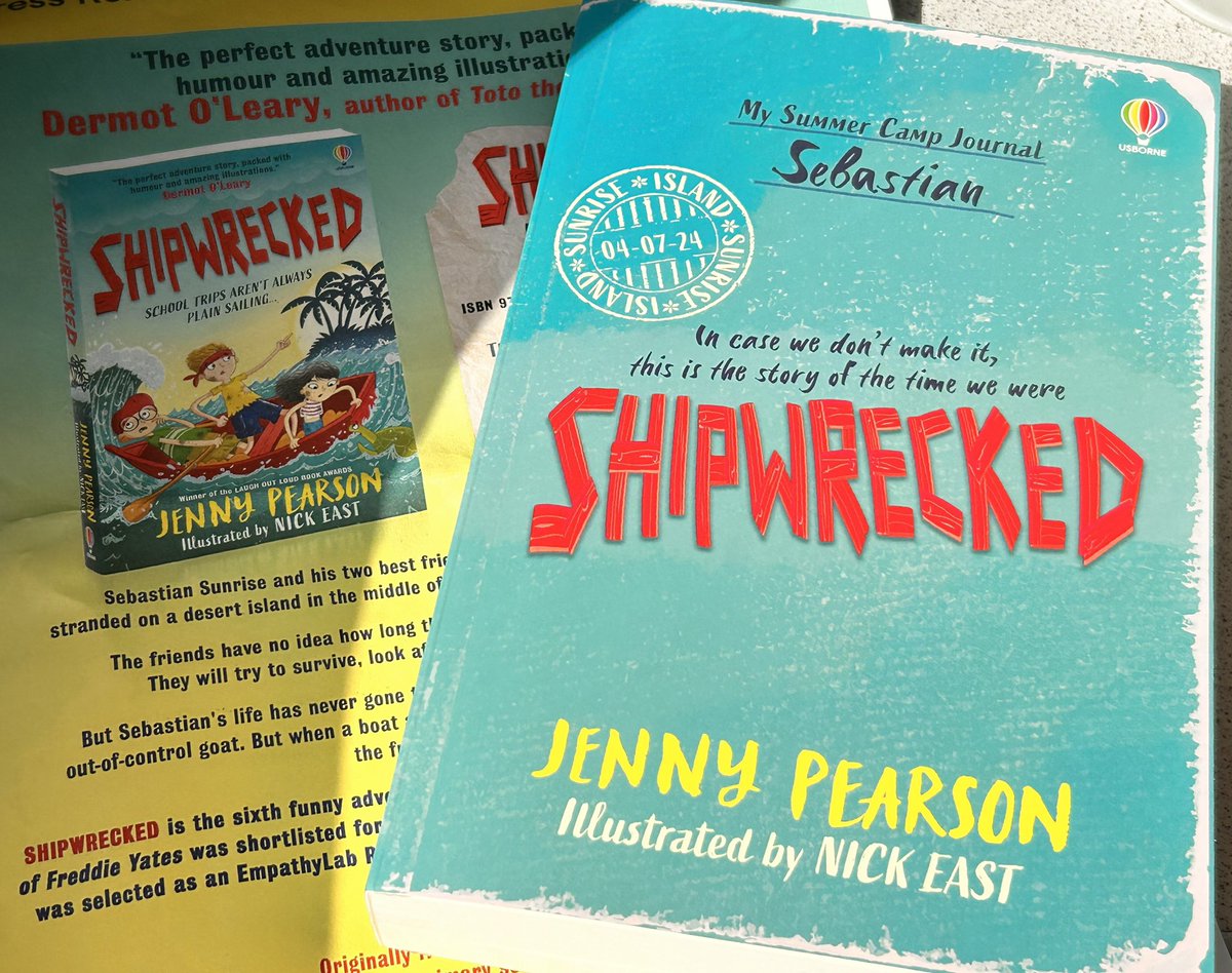 Slow train to London? I can think of no better book to be #Shipwrecked with! @J_C_Pearson