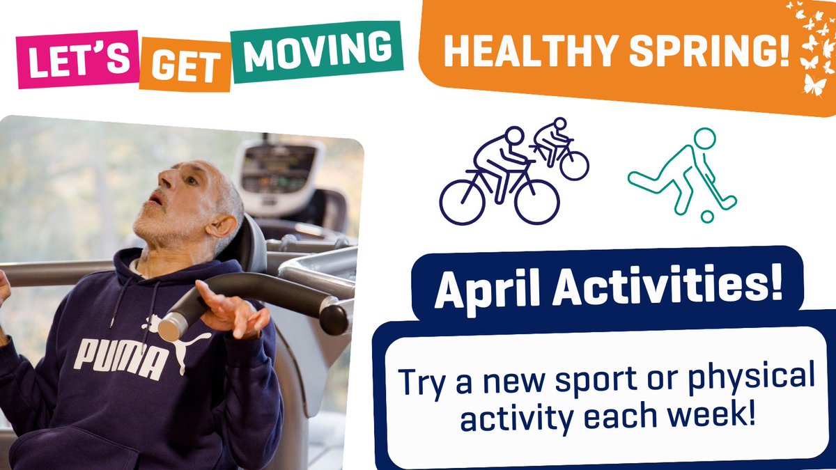 Let's Get Moving: Healthy Spring is halfway through, but that shouldn't stop you from embracing April Activities! 🌺 Whether you join a fitness class or try a new sport with friends, enjoy each week as it comes: ow.ly/MI7L50QF3CB #LetsGetMovingLLR #AprilActivities ⚽