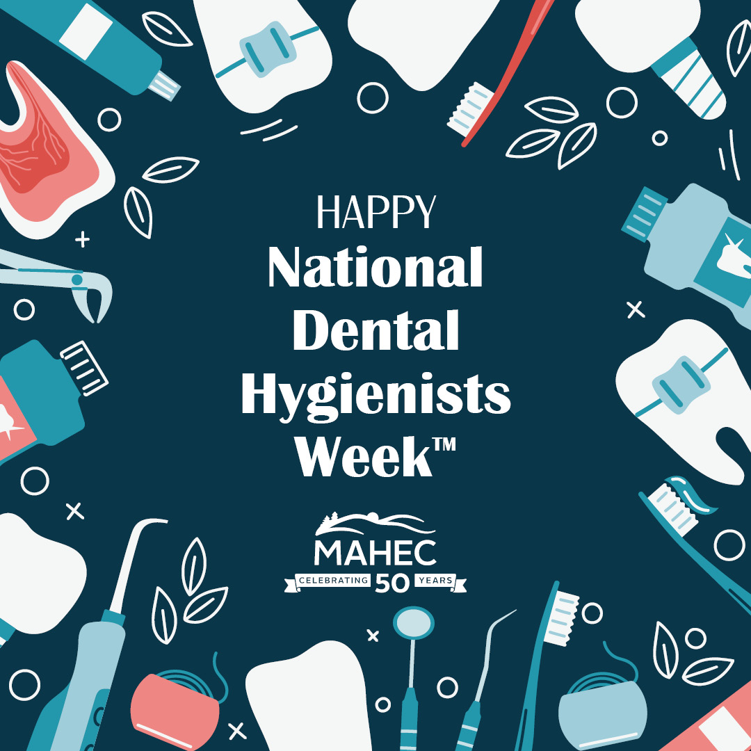 Smile! It's National Dental Hygienists Week! MAHEC Dental Health Centers thank our patients for the opportunity to help care for their oral health needs.😃🦷
