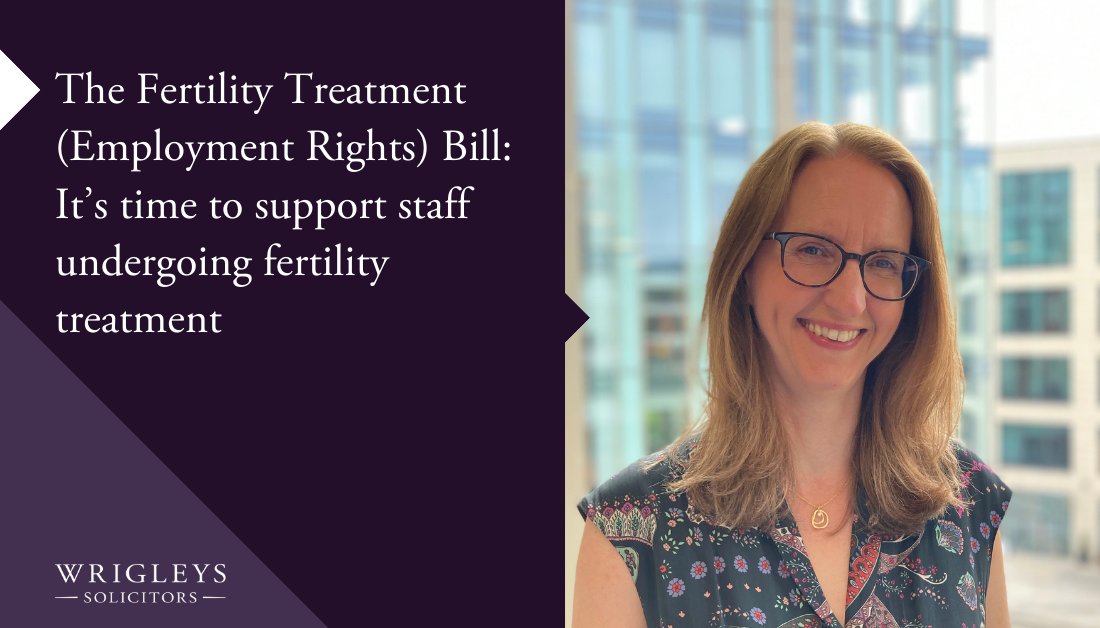 Our partner Alacoque Marvin looks at the implications the #FertilityTreatment (Employment Rights) Bill would have if passed into law & the introduction of the Fertility Workplace Pledge. Follow the link to find out more: bit.ly/3Vs1zH7  
#EmploymentLaw #ukemplaw