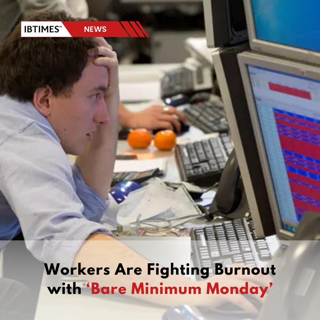 Will you be using the 'Bare Minimum Monday' tactic today? Read the full story on our website here: ibtimes.co.uk/workers-are-fi… #monday #work #burnout #bareminimummonday #news