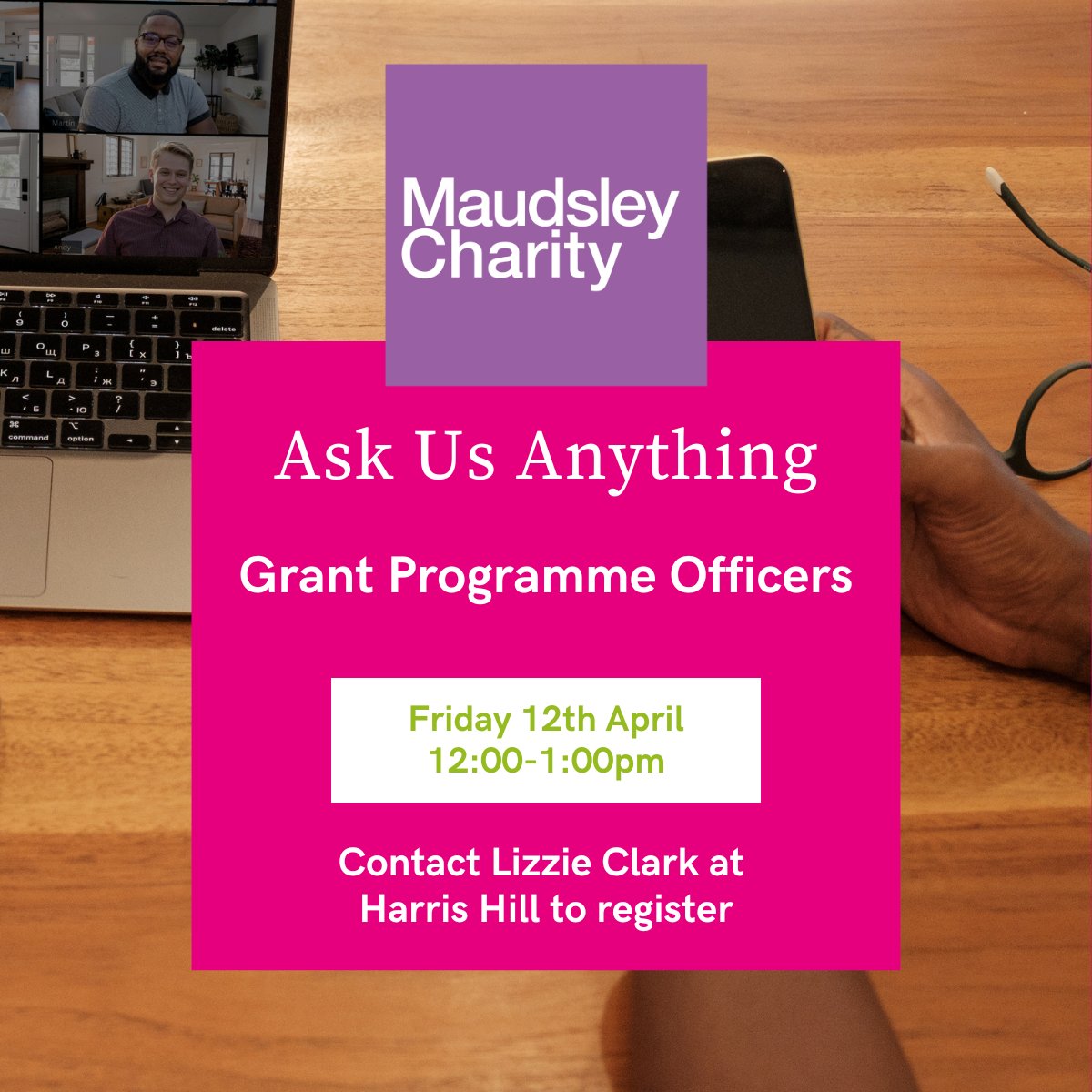 Interested in applying for our two Grant Programme Officer roles? Join us online for an anonymous Ask Us Anything session, Fri 12 April from 12-1pm. Ask about our culture, hybrid & flexible working and meet some of the team. Find out more bit.ly/grant-programm… @HarrisHillJobs