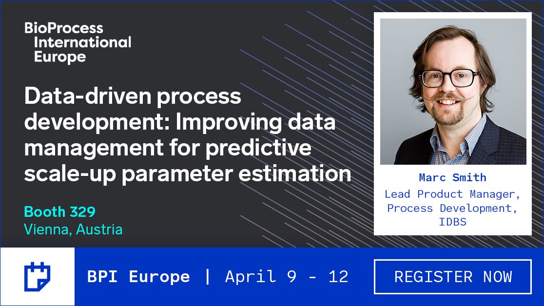 What does #bigdata, #parameterpredictions mean to you? If you are attending BioProcess International in Vienna next week, please join our speaker, Marc Smith, at our Plenary Session on April 12 at 9:35AM CEST. Presentation details: ow.ly/KRqQ50R9tUe