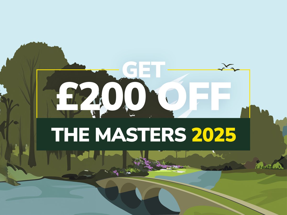 Secure your trip to Augusta today! This April only, we're offering £200 off all bookings to the Masters 2025 ⛳ See more 👇👇 ow.ly/CEIO50R9661