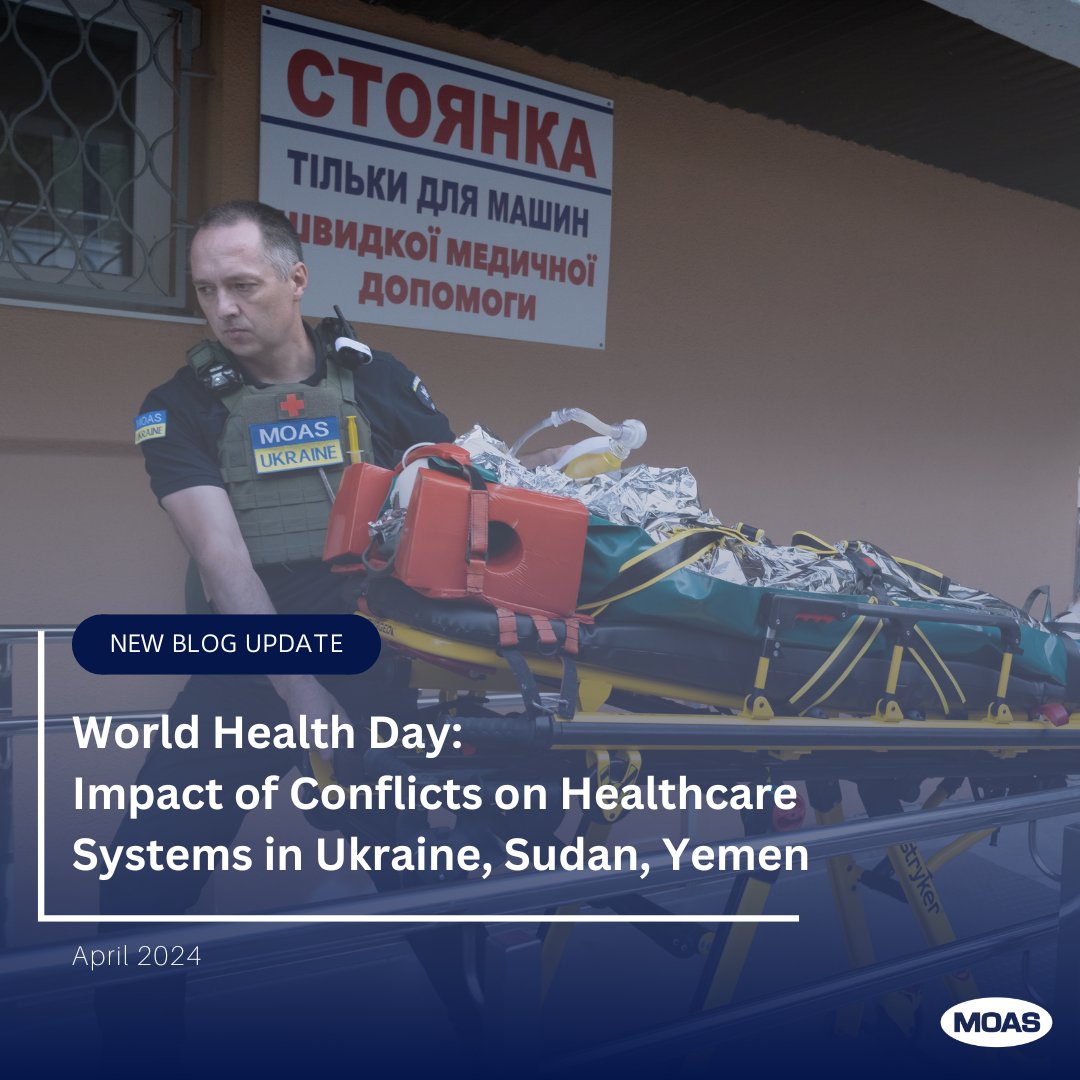 Do you know about the silent crisis of #healthcare in conflict zones? In occasion of World Health Day, our latest blog delves deep into the struggles faced in #Ukraine, #Sudan, and #Yemen. Read more: ow.ly/55zZ50Ra37u #WorldHealthDay #MOASMissionUkraine #MOASMissionOfHope