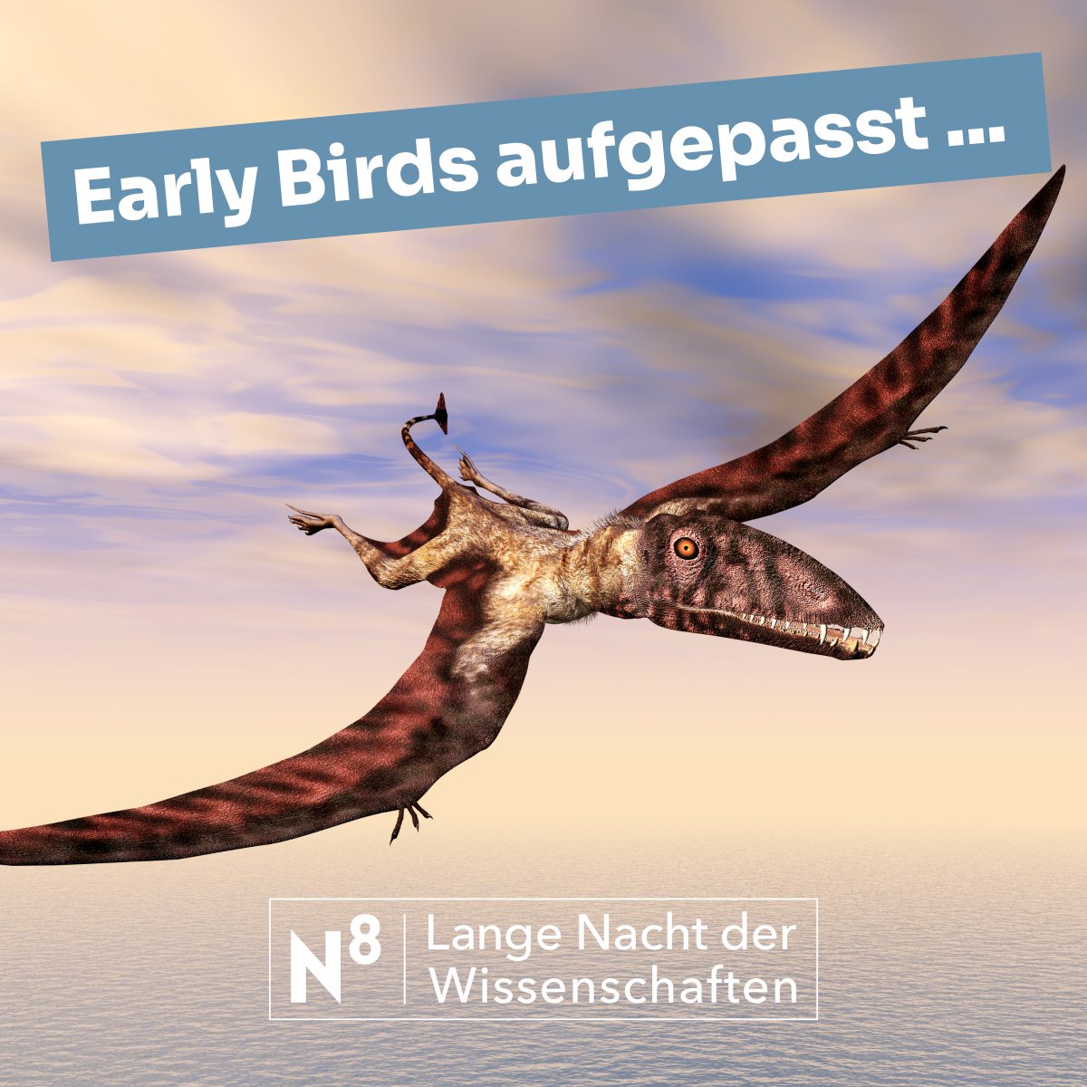 Early Birds aufgepasst: Ab sofort könnt ihr eure Tickets für die #LNDW24 vorbestellen und sparen. Bis zum 4. Mai euer Ticket sichern und nur 10 statt 14 Euro bezahlen. 🎟️ Ganz bequem online in unserem Ticketshop. 📱 ➡️ langenachtderwissenschaften.de/besuch/tickets #LNDW24 #Wissenschaft