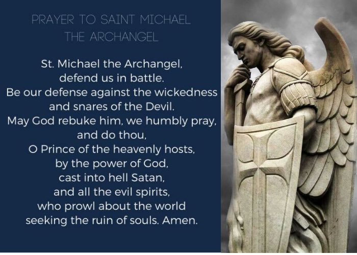 St. Michael the Archangel, pray for us. 

#TCDSB #HCDSB #PVNCCDSB #WCDSB #OCSB #RCCDSB 
#YCDSB #BGCDSB #SMCDSB #NiagaraCatholic  #HuronPerthCatholic #CDSBEO #OECTA