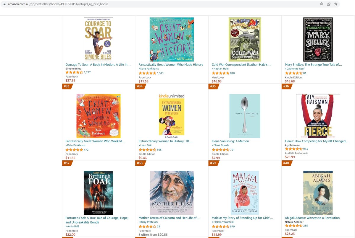 TarampaStudios's tweet photo. So Funny! End of #Day1 Book Launch, I find myself at #37 in Bestselling Biographies by Women (BBW hahaha) btween Mary Shelley (Frankenstein) and Mother Teresa but obviously, being such a sweetie I'm closer to the latter LOL
👺...😊😇
https://t.co/RXSkS3BkIC https://t.co/fZRH53QGXF