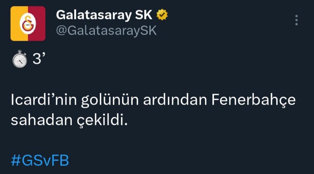 Sarı lacivert salıncakta sallanan kartal twitinden sonra atılan en ikonik twit kesinlikle budur ya baktıkça zevk alıyorum