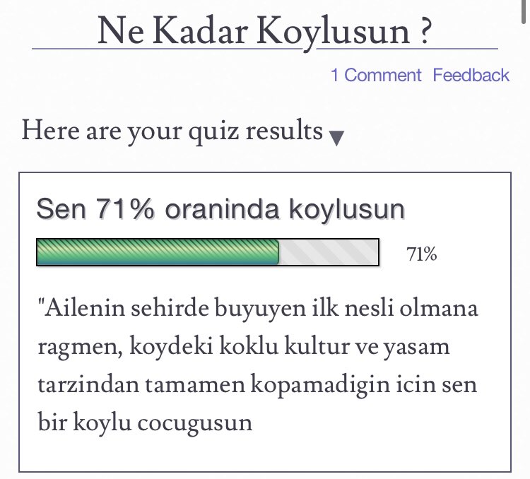 Köye gitmek için çıkı hazırlarken çözdüğüm test sonucu