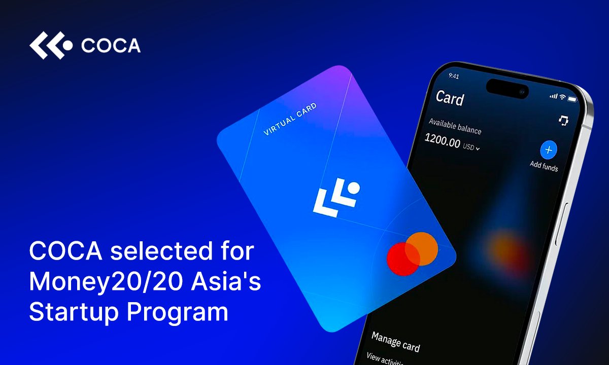 🌏 Heading to Money 20/20 Asia this April 23-25? So are we! 🎉 Join COCA Wallet at one of the biggest fintech events of the year. Don't miss the chance to explore the latest in finance innovation, network with industry leaders, and see what's new with us. #Money2020Asia #Fintech