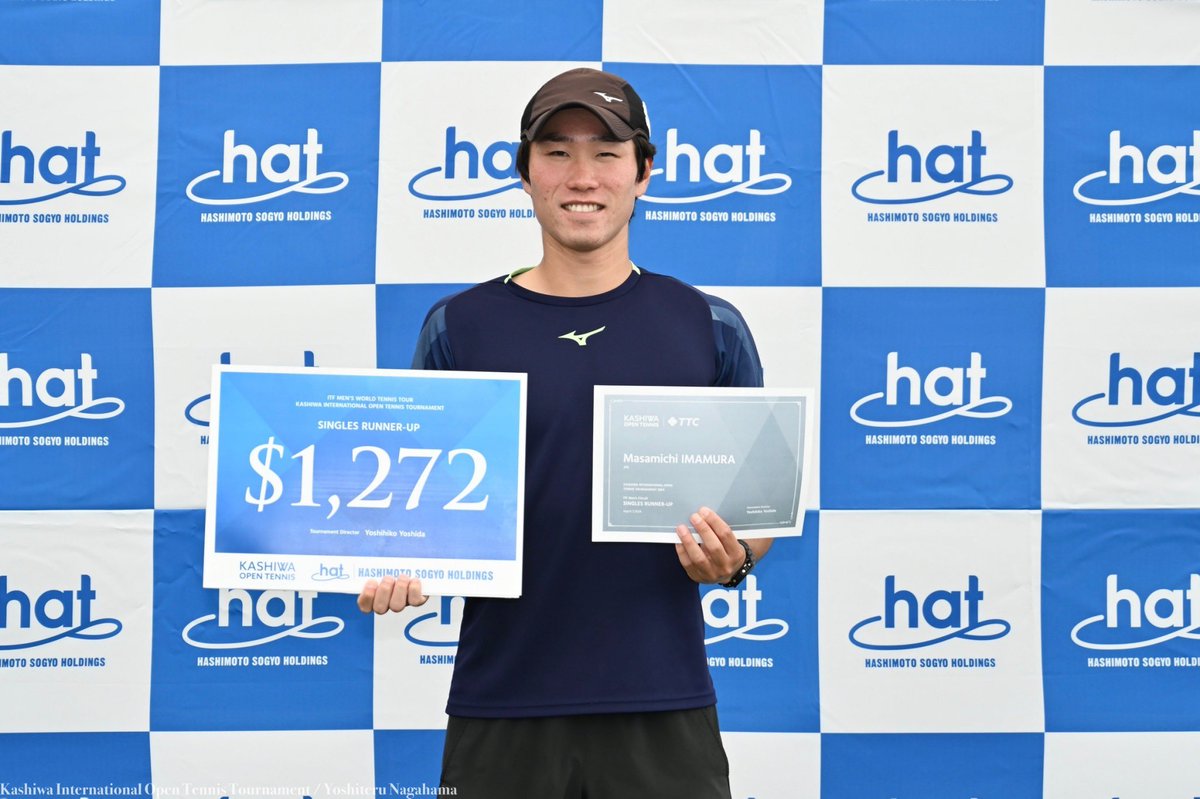 imamura_1123's tweet photo. M15柏🇯🇵
シングルス準優勝🥈ダブルス優勝🥇でした！
応援してくださった皆様、本当にありがとうございました！
シングルスでは初めて決勝まで勝ち進むことができ良い経験と自信になりました！
柚木ダブルスありがとぉー！！最高に楽しかったー！！@takeru092 https://t.co/W1MQykb6ZO