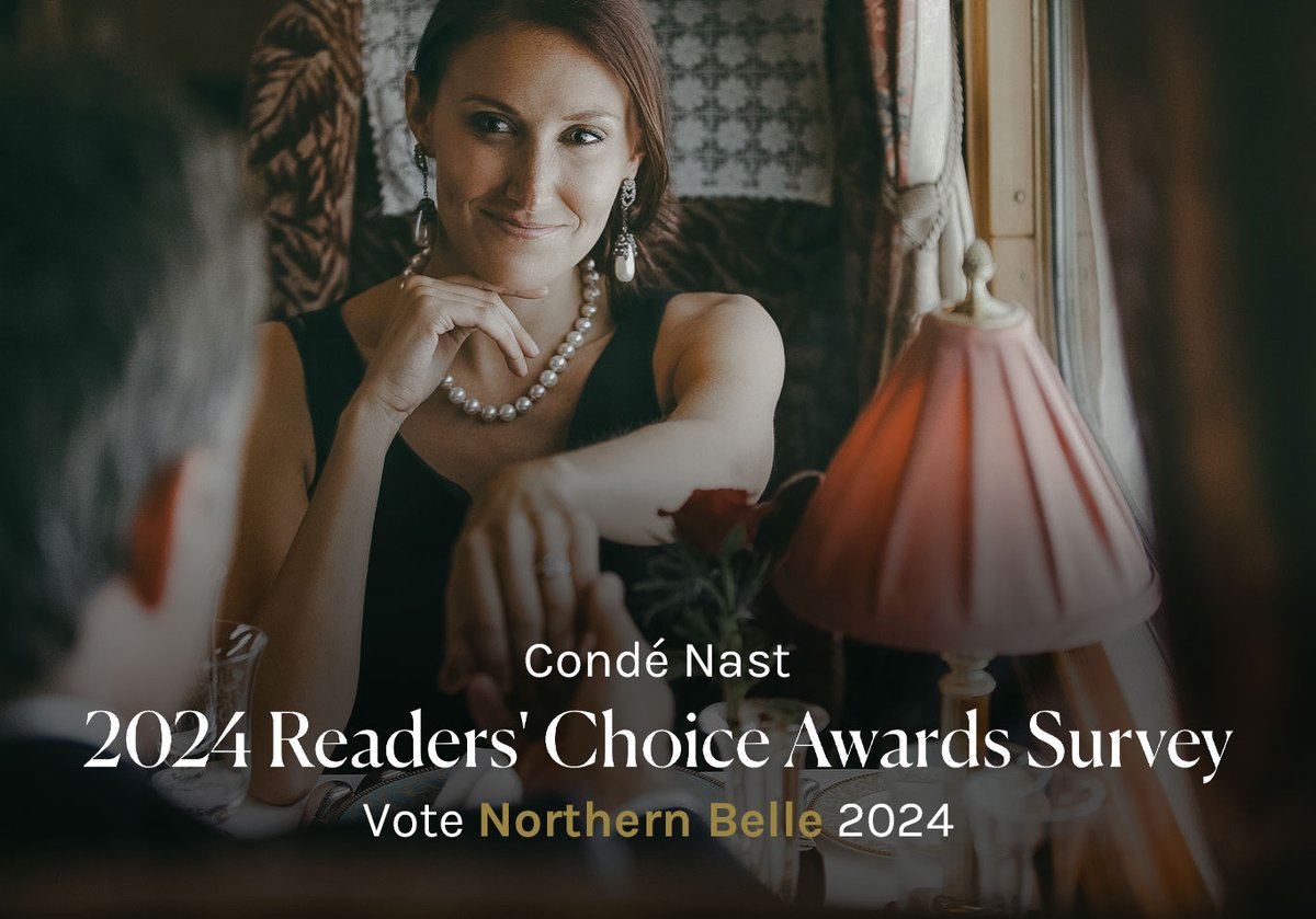 Vote to Make Northern Belle #1 Exciting news! The Northern Belle has been nominated for the title of the best train journey in the world by Condé Nast Traveller magazine's 2024 Readers' Choice Awards! Your vote could make all the difference! Vote here: bit.ly/vote-northernb…