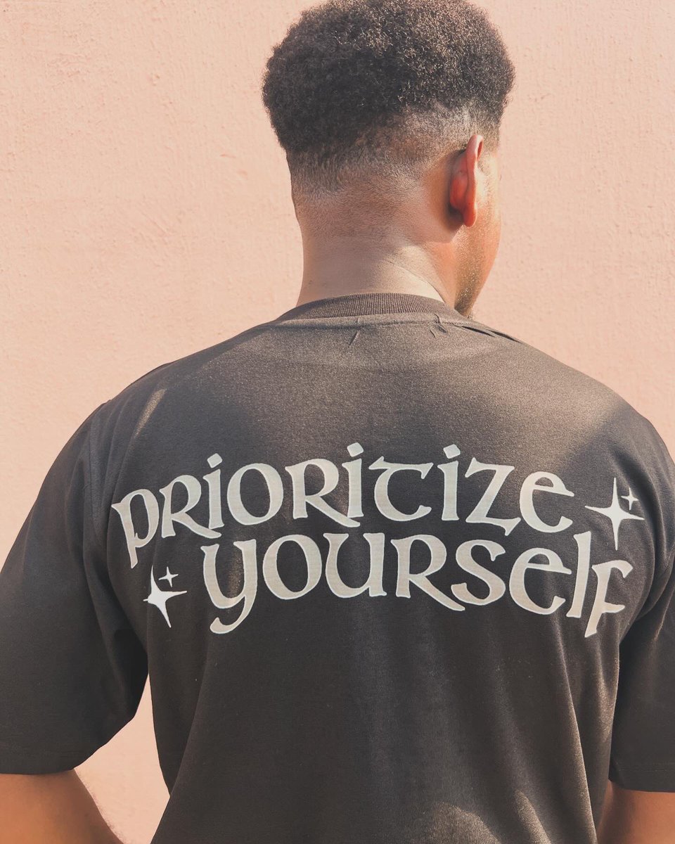 Despite the current harsh economy, in everything you do, don't forget to always Prioritize Yourself 💙

Get the Prioritize Yourself T-shirt for just 8500 naira

Send us a DM to place your order. 

#newthread #newthreadng #clothingbrandinlagos #clothingmanufacturerinlagos