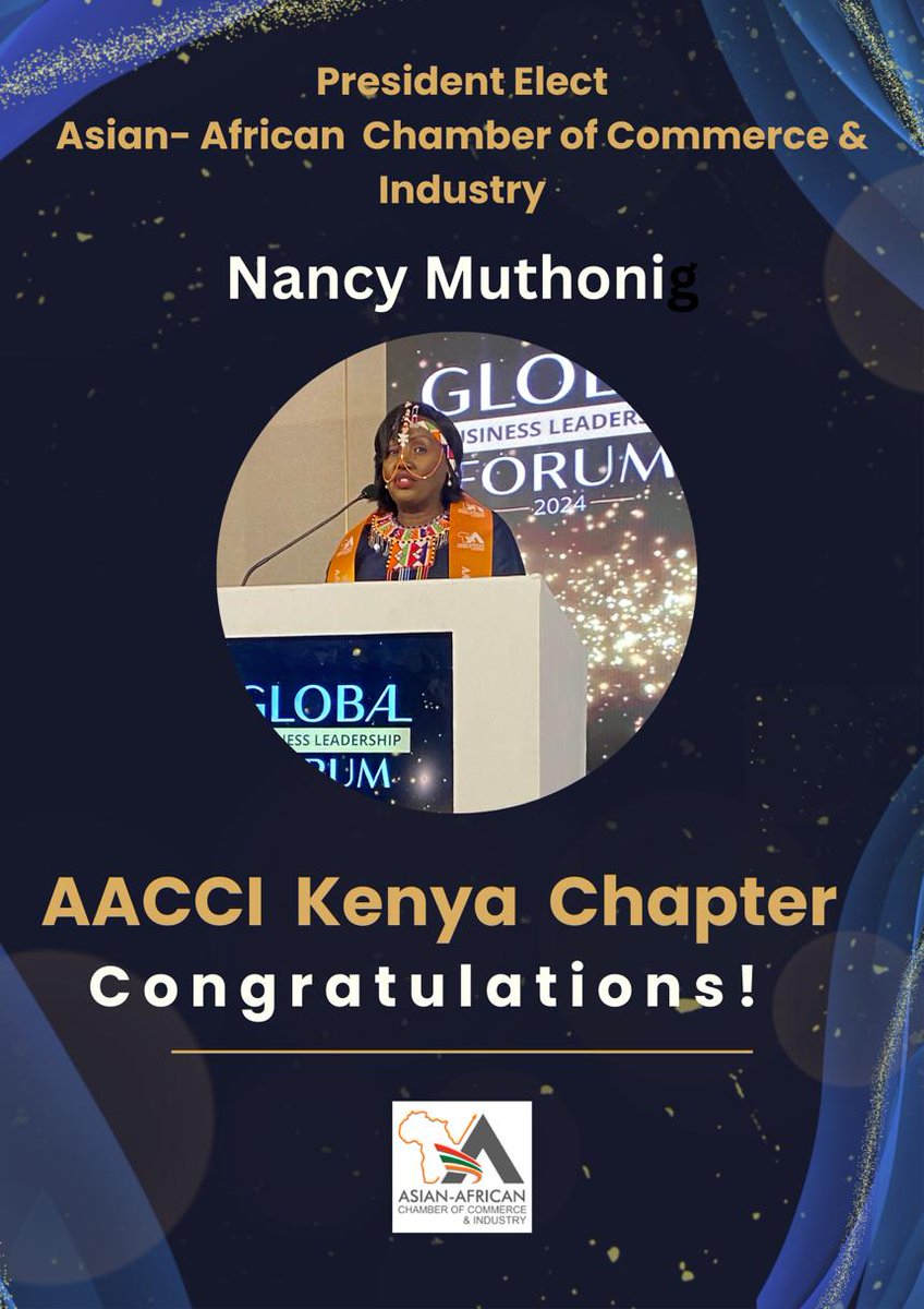 PropertyShowKE's tweet photo. Thrilled to announce that our very own @NancyMuthoni_Ke has been appointed as the Kenya Chapter President of the AACCI! Nancy's visionary leadership and global expertise make her the perfect choice for this prestigious role
#leadership #MUNLIVE #trending https://t.co/YzMxGSpTCE