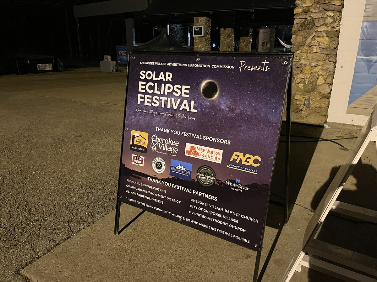 Happy Eclipse Day! Starting at 5:30am, I’ll be bringing your Eclipse forecast LIVE from Cherokee Village! See yall in 20 minutes or so!