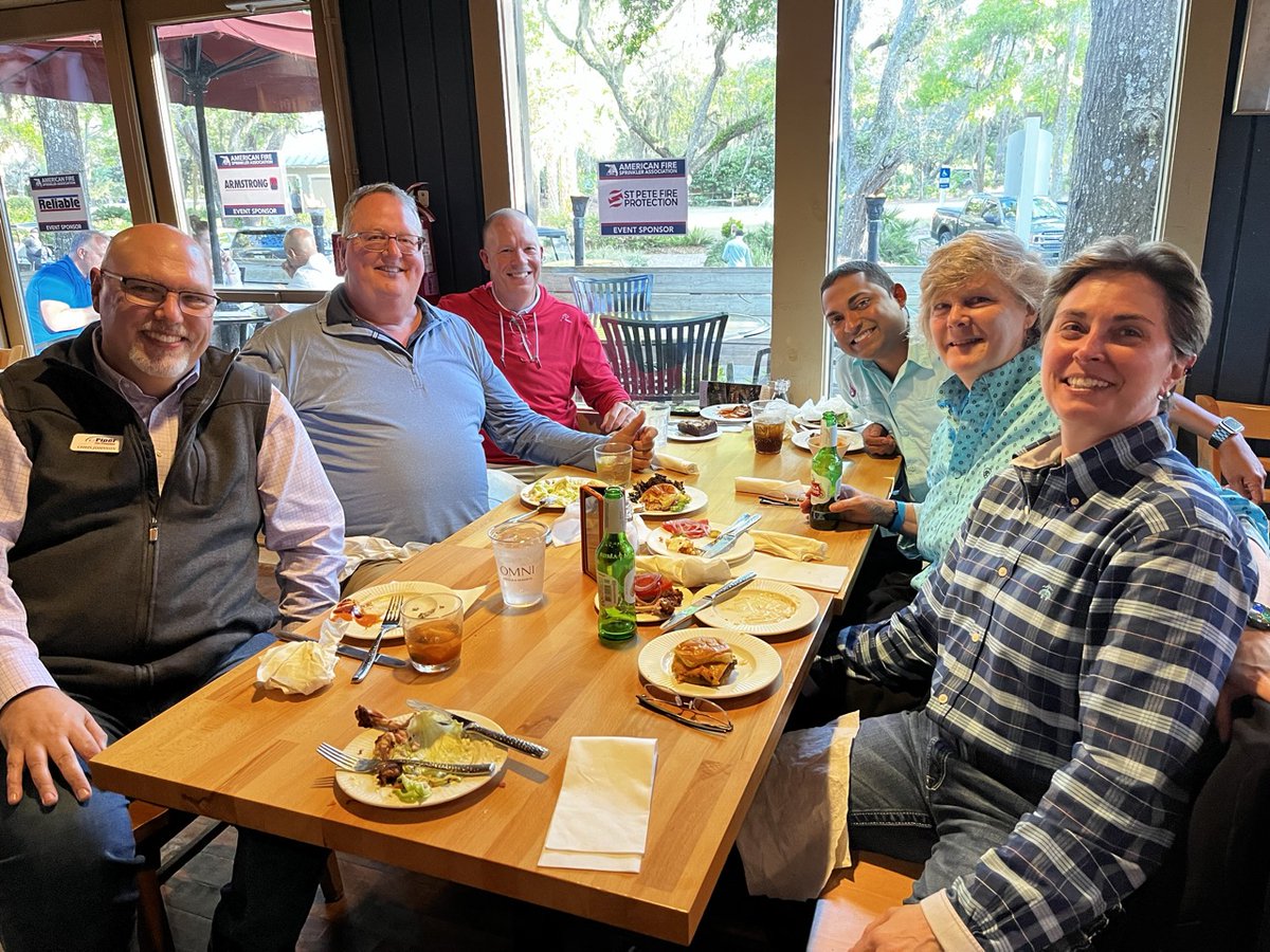 AfsaFl's tweet photo. Ready to be a voice for the industry?

AFSA Florida board of directors meets quarterly. April’s meeting was in Amelia Island with special guest Senator Clay Yarborough followed by a social sponsored by reliable automatic sprinkler, st Pete fire, and Armstrong. 

Grateful for  ... https://t.co/GuVc9No3Ii