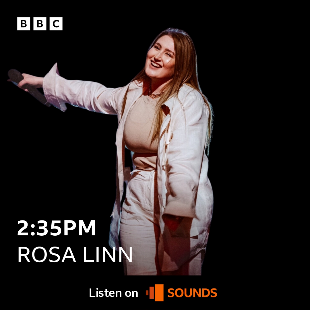 TODAY: @Eurovision sensation @rosalinnmusic joins me fresh from her performance at the UK #Eurovision party this weekend. We'll also play her superb new song 'Universe' & talk about her viral success since the 2022 contest. 📻 BBC Radio Kent | BBC Radio Surrey | BBC Radio Sussex