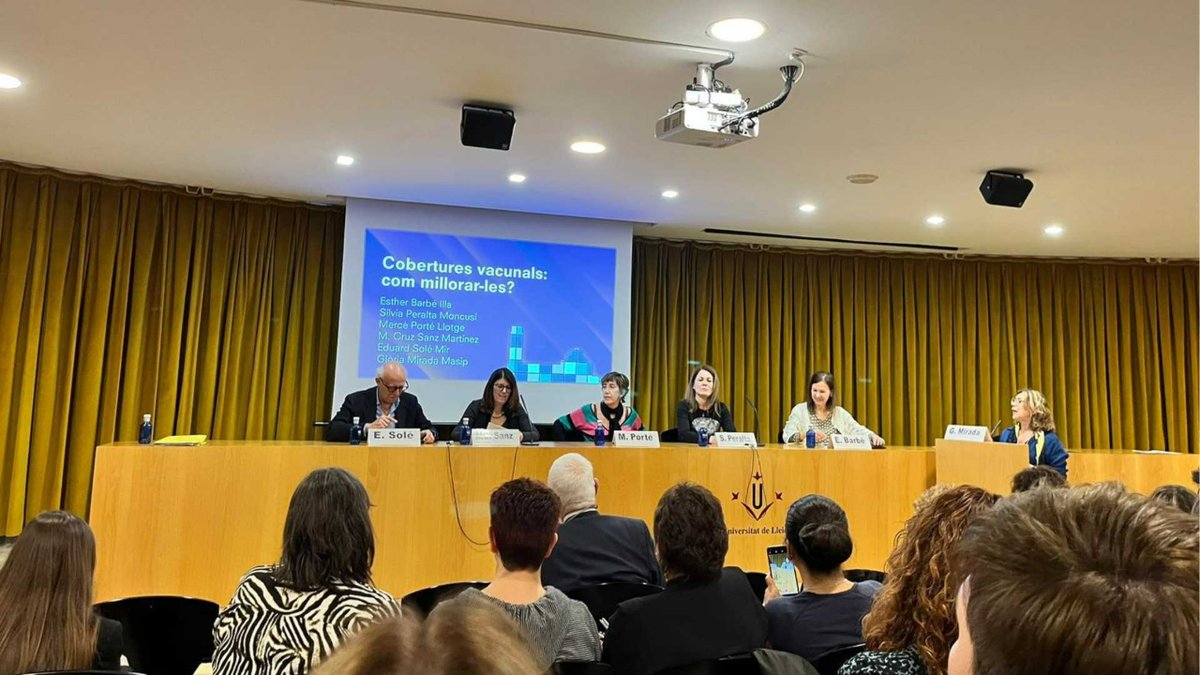 👉La XIX Jornada de Inmunizaciones de Lleida pondrá el foco en la protección del recién nacido y la vacunación desde la infancia a la edad adulta.

🗓️ 10 de abril
📍 Universitat de Lleida.

¡Os esperamos!
i.mtr.cool/kzecsaaltq