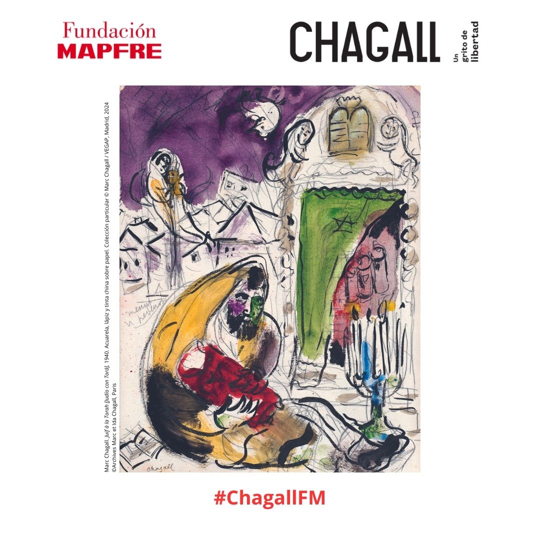 🔎 🎨 Prolífico y longevo, Marc Chagall vivió dos guerras mundiales y un exilio, hasta convertirse en uno de los artistas más destacados de principios del XX. Descubre el universo simbólico y rebosante de color de #ChagallFM en nuestras salas hasta el 5 de mayo 📆 #PinceladasFM