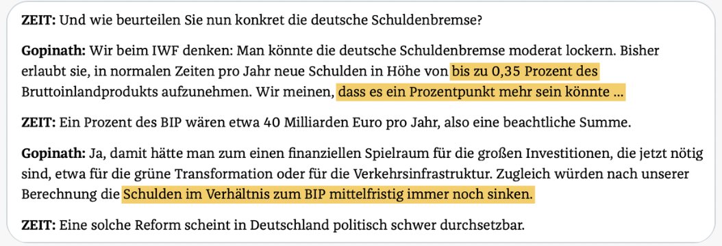 Lindner: Der IWF mahnt mehr Sparsamkeit an Der IWF: von @KeineWunder