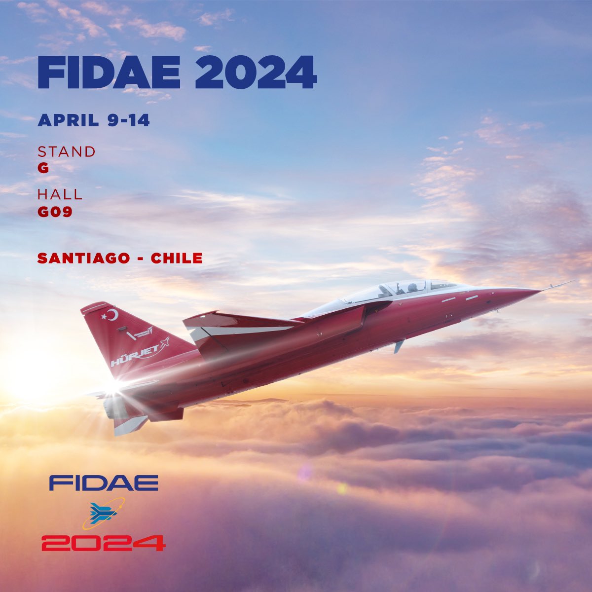 We are ready to exhibit our technologies at #FIDAE2024, The International Air and Space Fair held in Chile. You can visit us and meet the heroes of the sky at our stand!✈️ 🗓️ April 9-14 🚩 Stand G, Hall G09