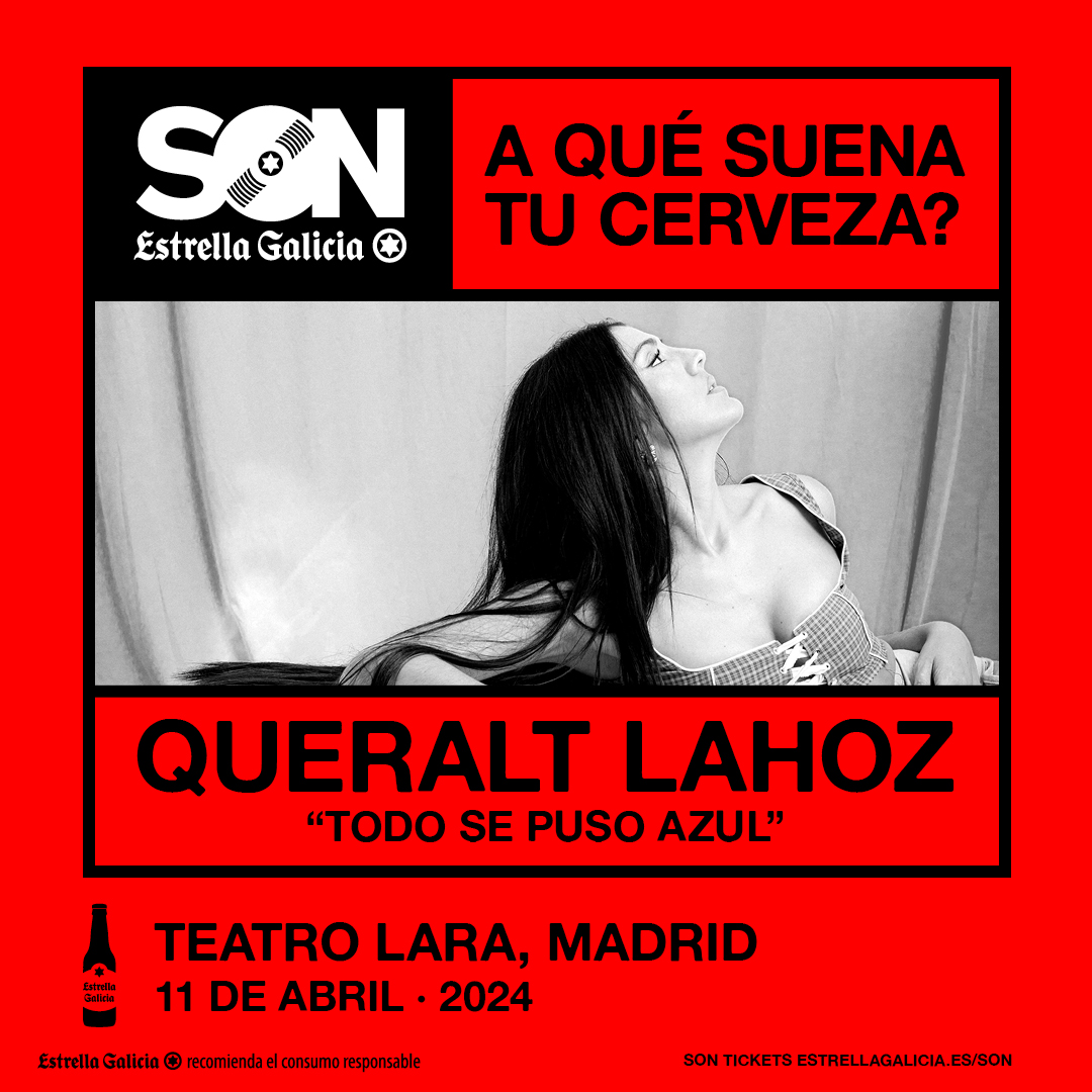 Madrid! Mañana venimos pa ti💙 @SON_EG 📍Teatro Lara 📆11/04 🕒Apertura de puertas: 22:15h #SonEstrellaGalicia