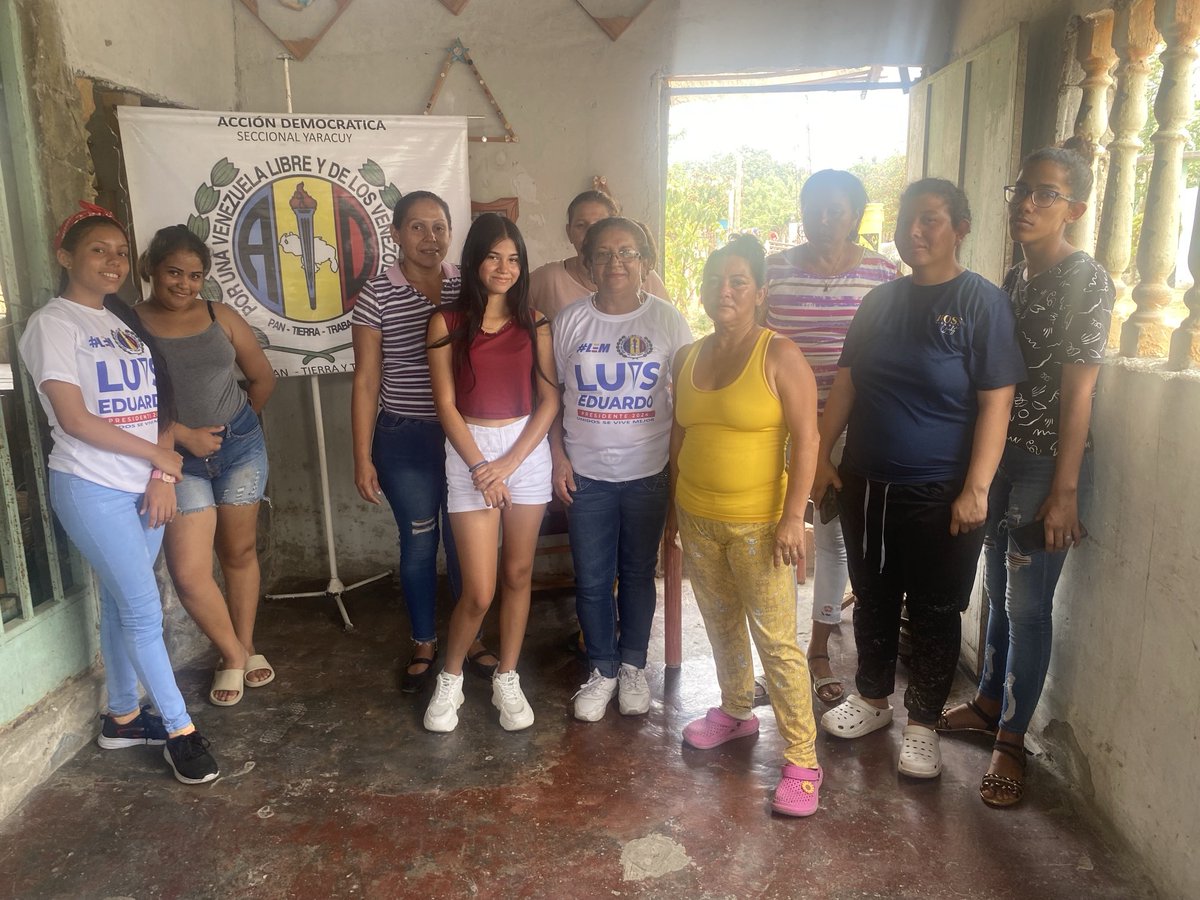 AD-Yaracuy ADvenezuela. #07Abril2024
Vamos con nuestro MAELECAD femenino del municipio “José Antonio Páez” a participar con nuestras mujeres Adecas en el comando de campaña #RumboAl28Jul2024  en apoyo a nuestro candidato Presidencial ⁦@Luisemartinezh⁩ #UnidosViviremosMejor