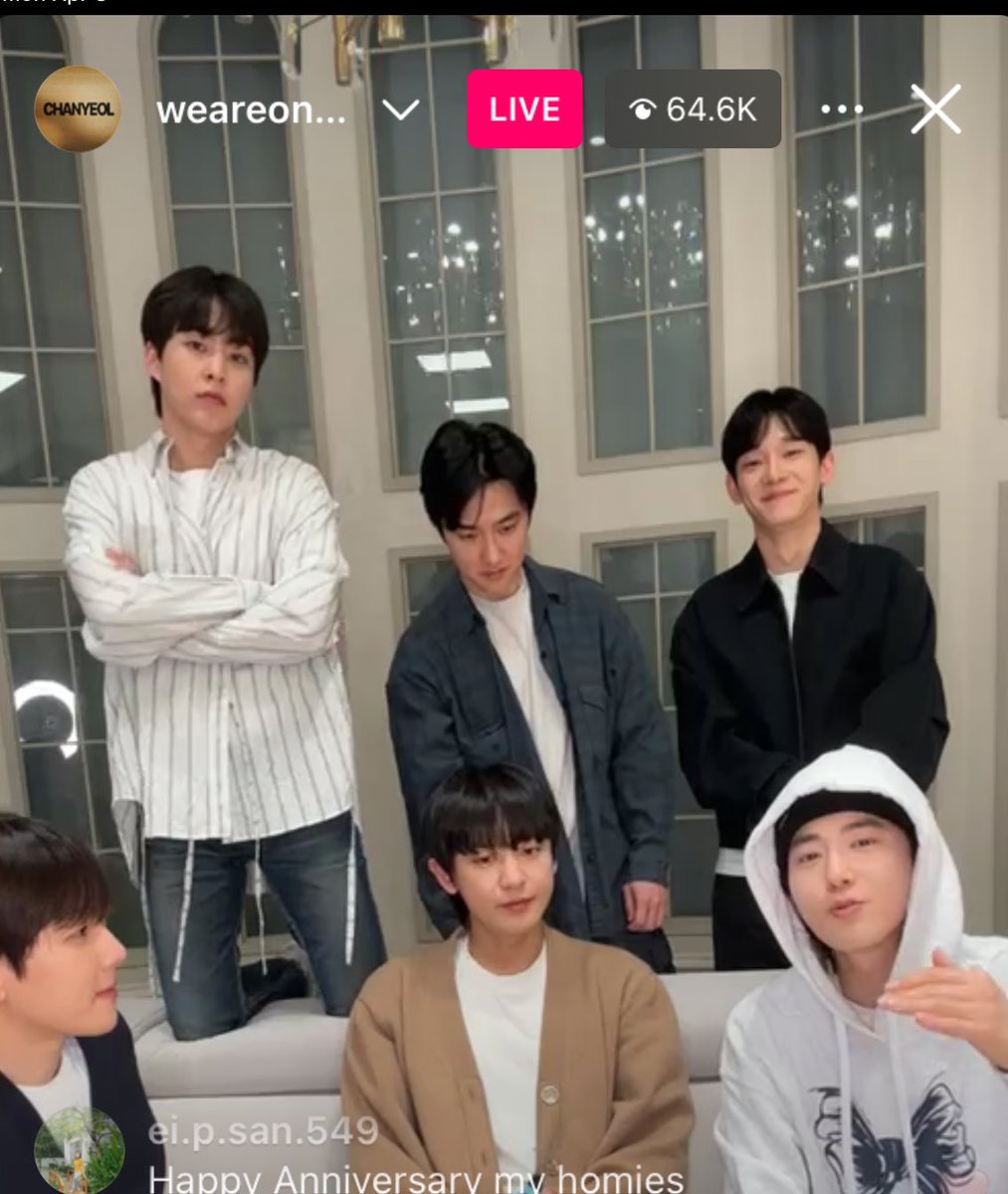 radioexols2's tweet photo. The guys are all live on @weareoneEXO βs IG page!
EXO 12TH ANNIVERSARY
#μμμ_ν¨κ»ν_μ΄λλ²μ§Έ_λ΄ #12th_Spring_With_EXO
#μ°λ¦¬λ€μ_μμννΌν°ν¬_μμ
#Our_Eternal_PeterPan_EXO
#WithEXOForLife
#12YearsWithEXO
@weareoneEXO #EXO https://t.co/eul2gVAAfu