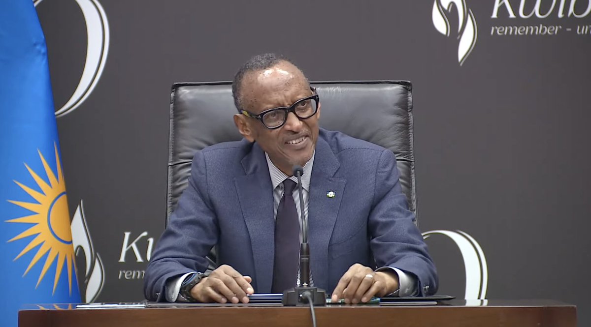 'I am the person you see. What you see is what you get with me - whether in words or in deeds, they tend to relate.' - President Kagame at today's press conference. #Kwibuka30