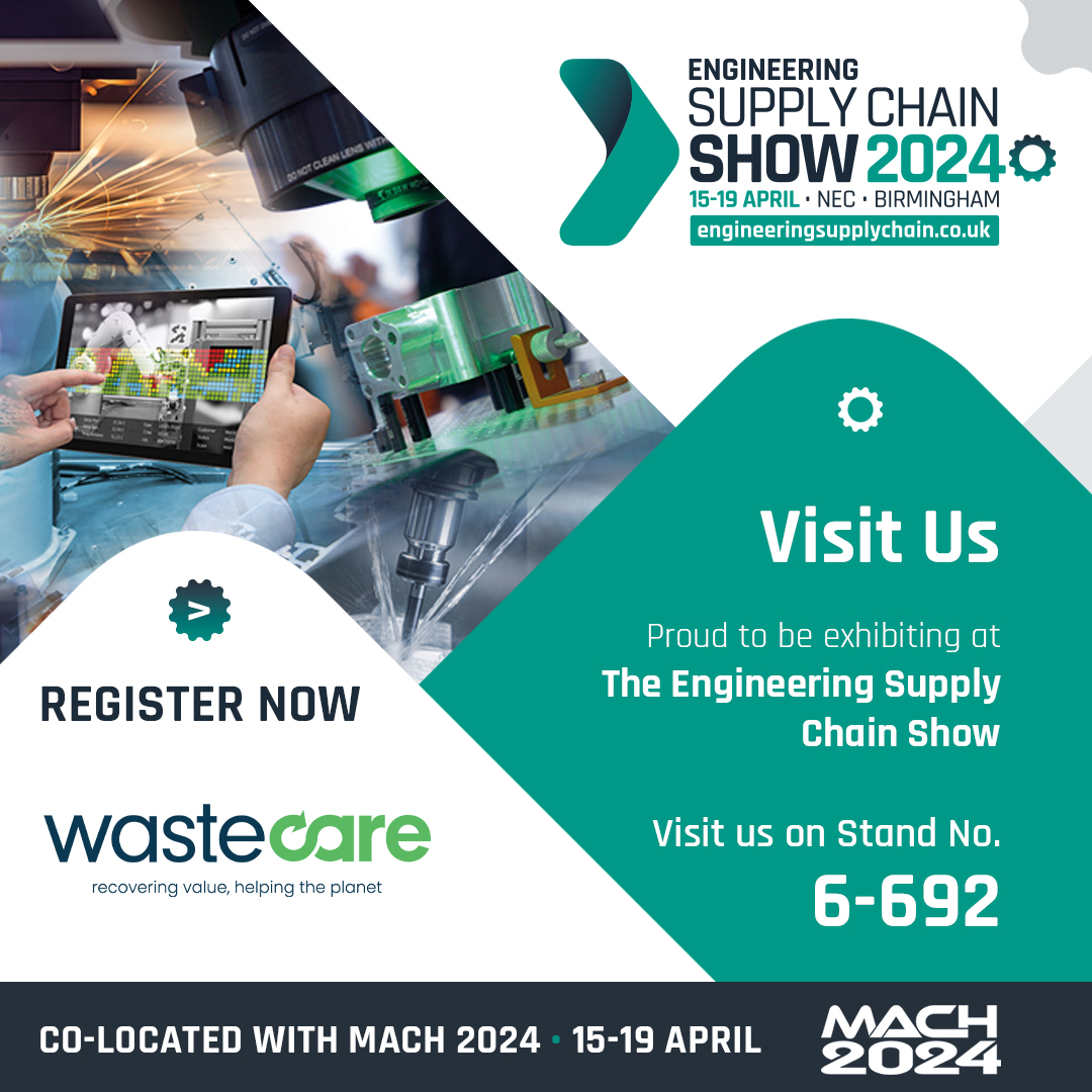 Only 7 days to go!😄 From the 16th - 18th April, we're exhibiting at #MACH24 at the NEC in Birmingham⚙️ The team hope to meet you there🤝 If you have any waste concerns contact us: sales.enquiries@wastecare.co.uk✉️ You can register for FREE below! register.visitcloud.com/survey/0pqjcdd…