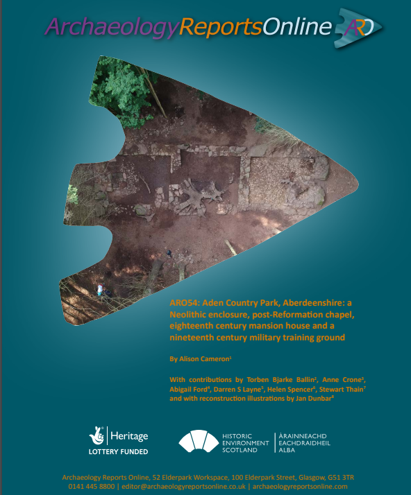 Happy Monday! The latest HES funded publication is now available through ARO: 'Aden Country Park, Aberdeenshire', detailing a community archaeology project that took place between 2017-21. The monograph can be found here: archaeologyreportsonline.com/reports/2024/A… #ScotArchStrat #OpenAccess