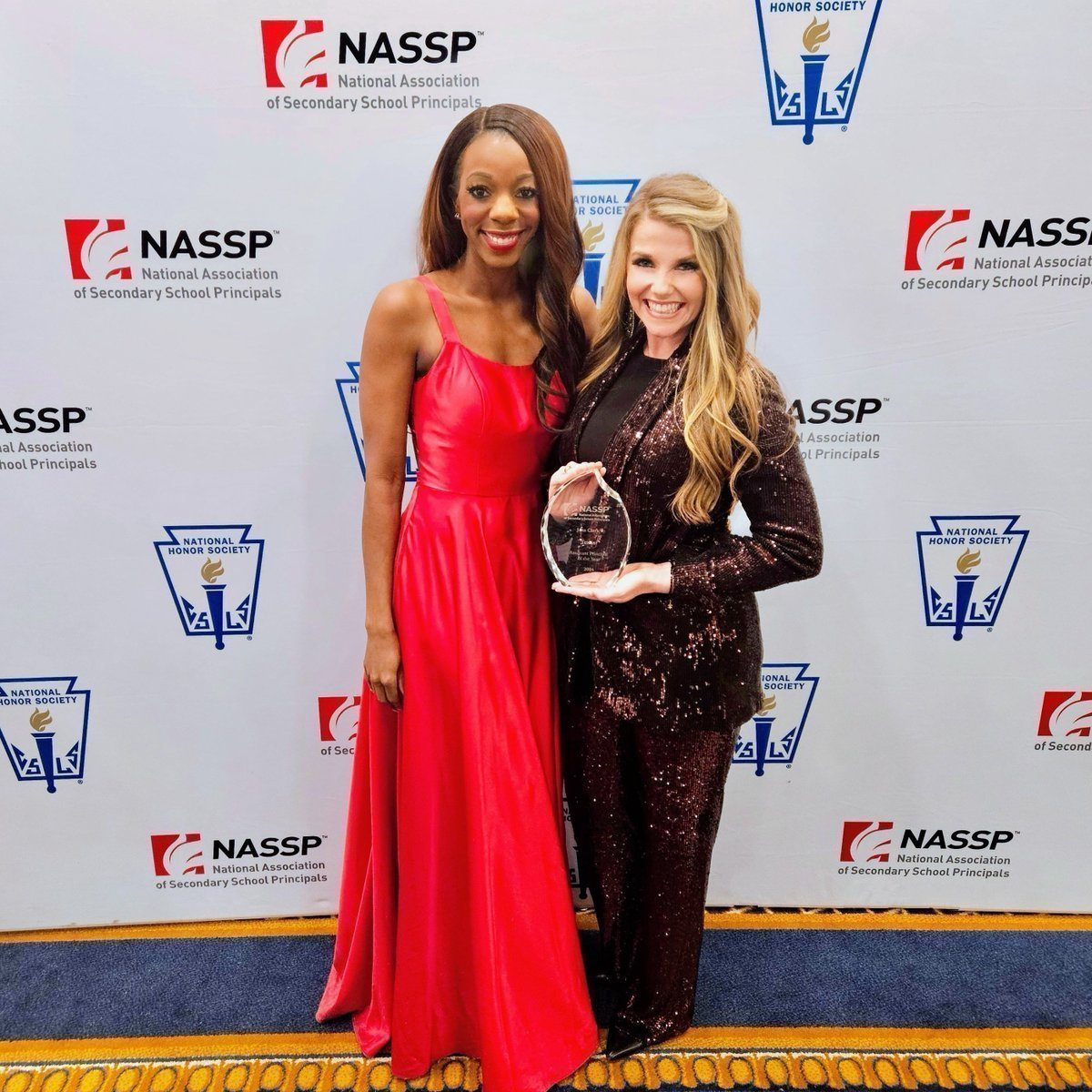 Congratulations to Jana Clark, the 2024 TX Assistant Principal of the Year! We met last year on a virtual panel, became fast friends & stayed connected ever since! On Friday, we met and attended the national awards ceremony together! Congrats to all the honorees! @NASSP @TASSP1
